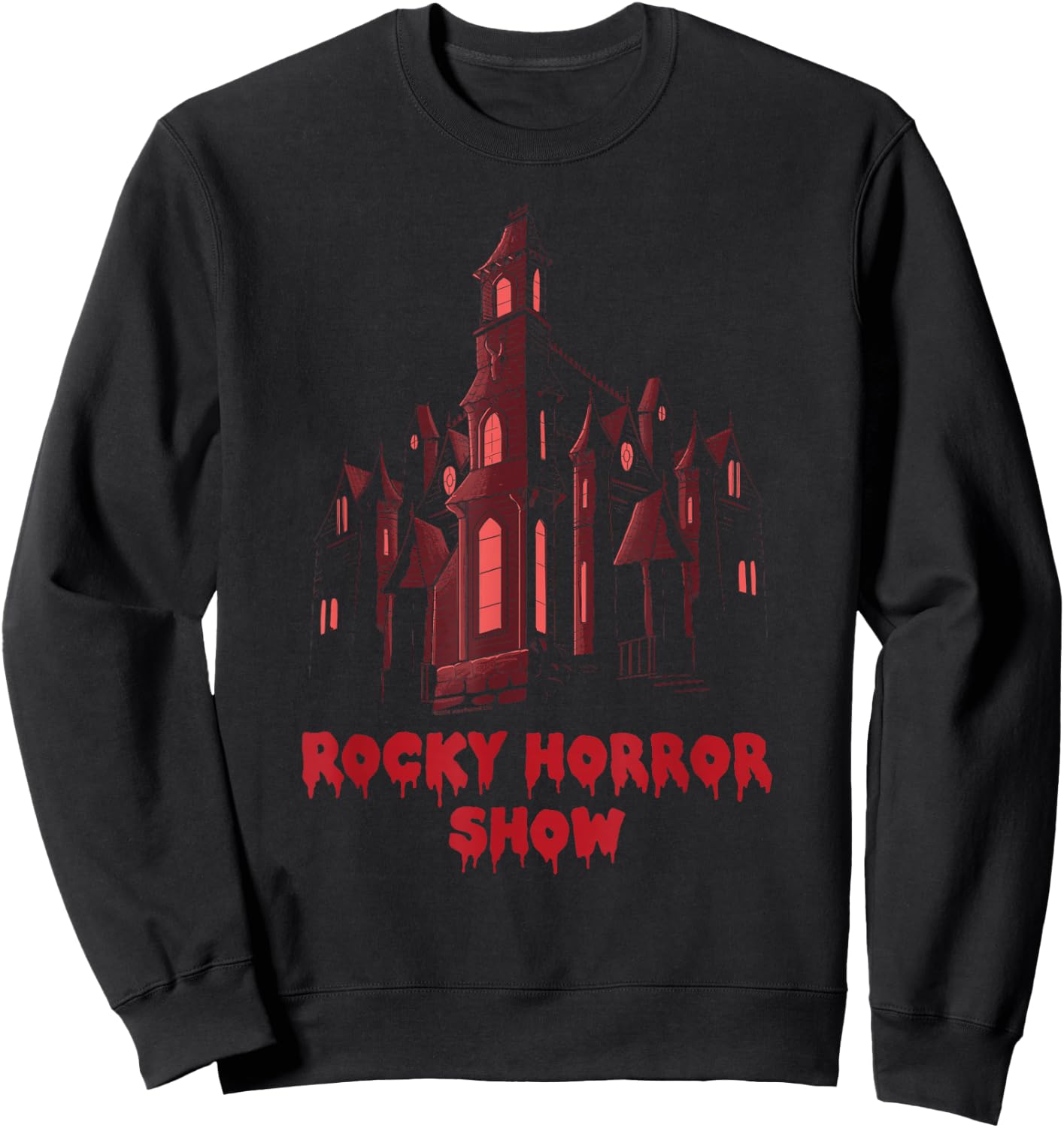 Rocky Horror Show Dr Frank N Furter's Mansion Sweatshirt - Sweatshirt | Black