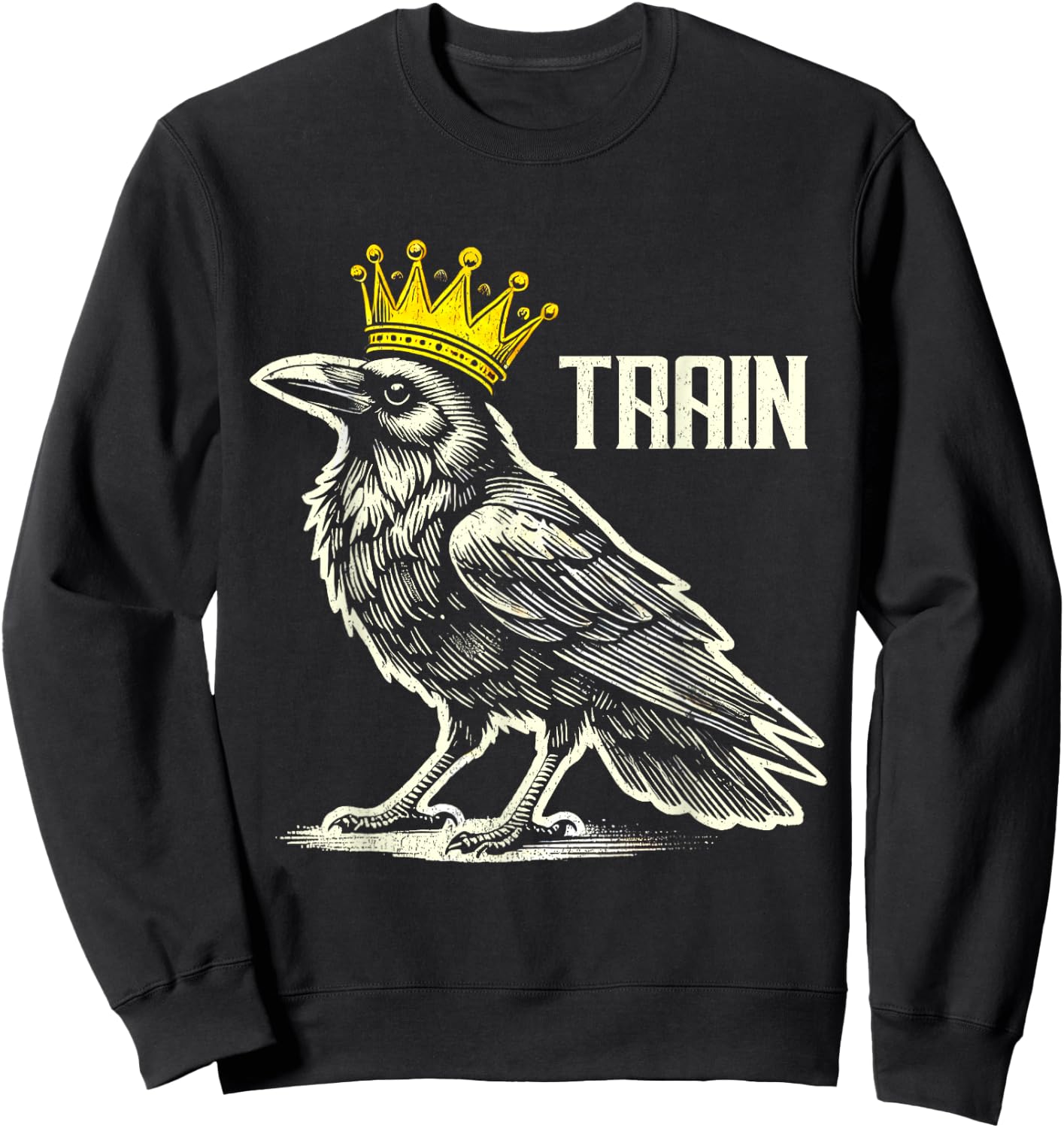 Trains Vintage Art Musician Awesome Outfits Animal Lovers Sweatshirt - Sweatshirt | Black