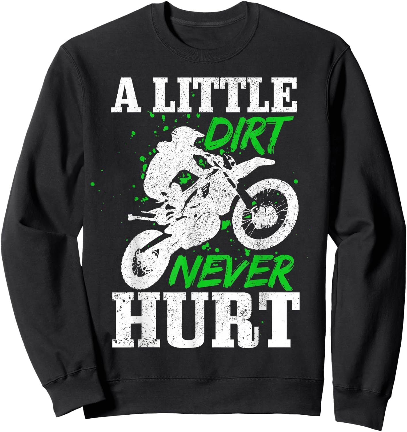 Motocross Dirt Bike MX Racing Biker Sweatshirt - Sweatshirt | Black