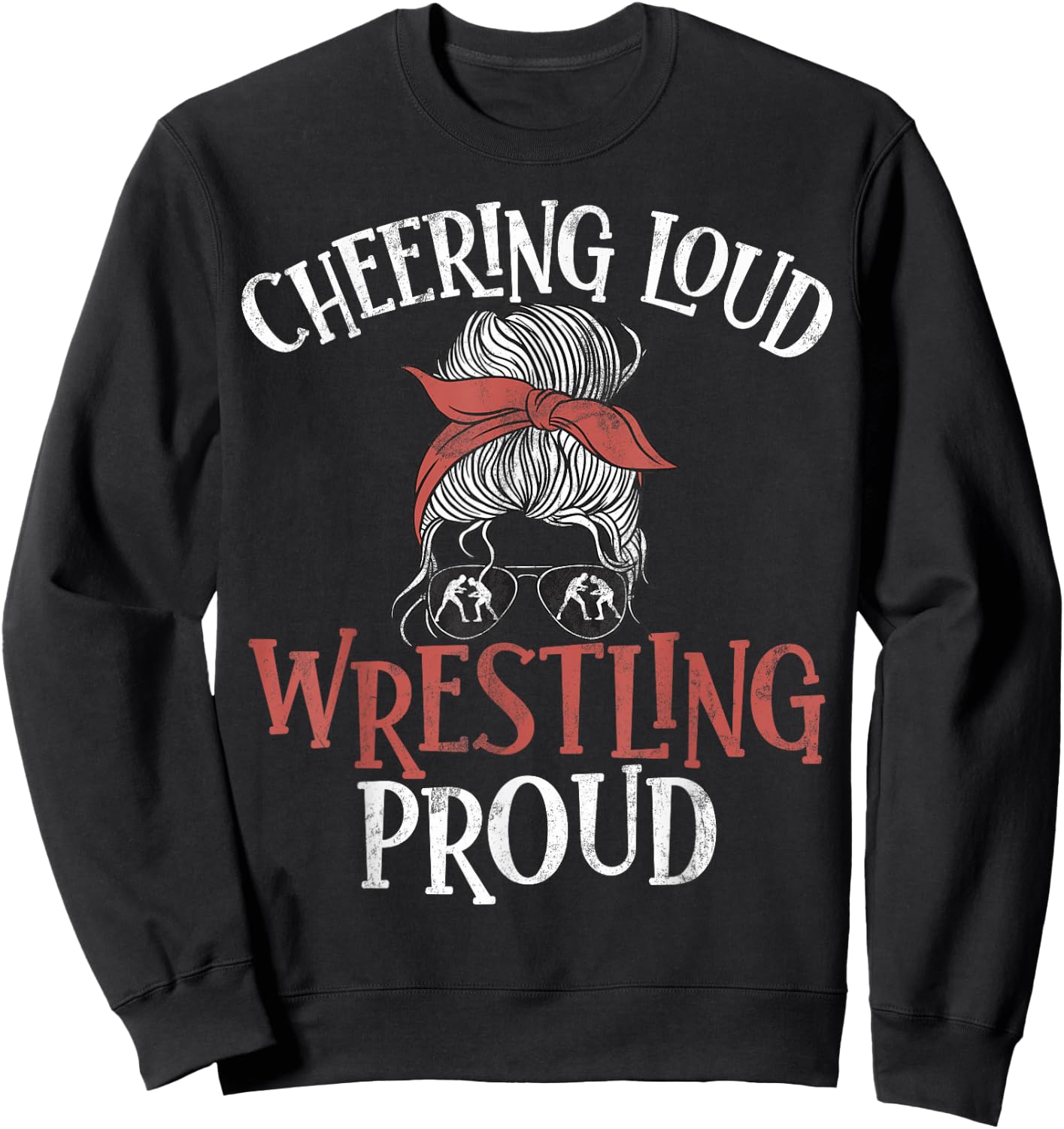 Wrestling Mom Wrestling Moms Sweatshirt - Sweatshirt | Black