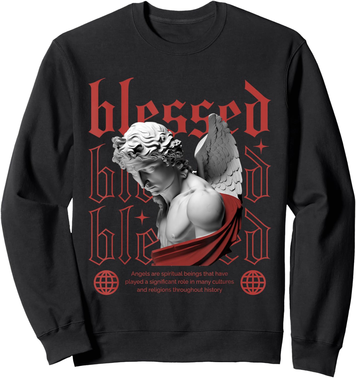 Blessed Dune Red 13s Matching Women Sweatshirt - Sweatshirt | Black