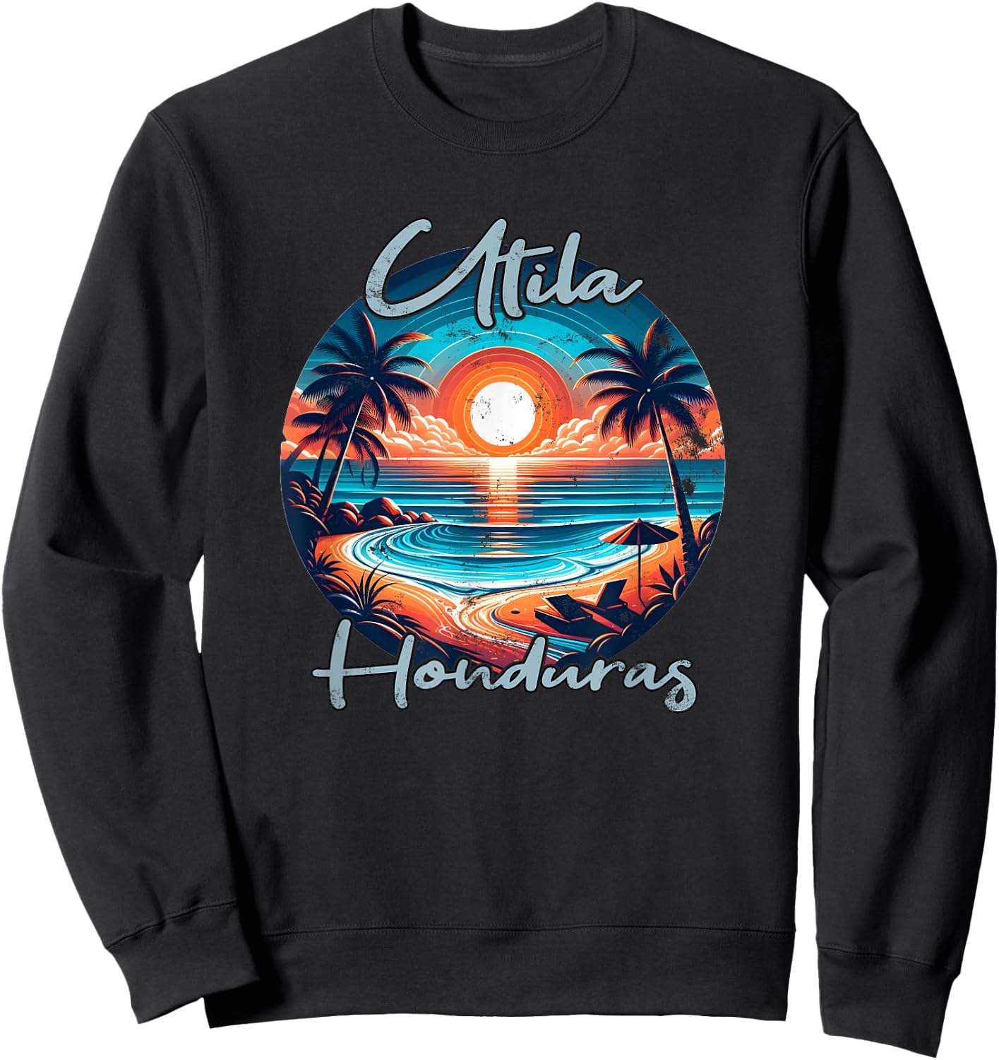 Utila Honduras Sweatshirt - Sweatshirt | Black