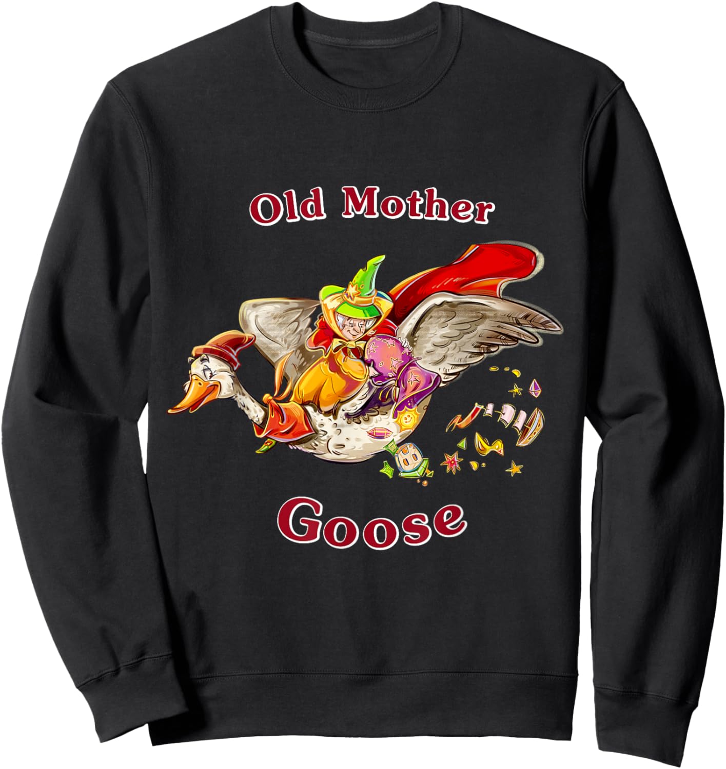Old Mother Goose Sweatshirt - Sweatshirt | Black