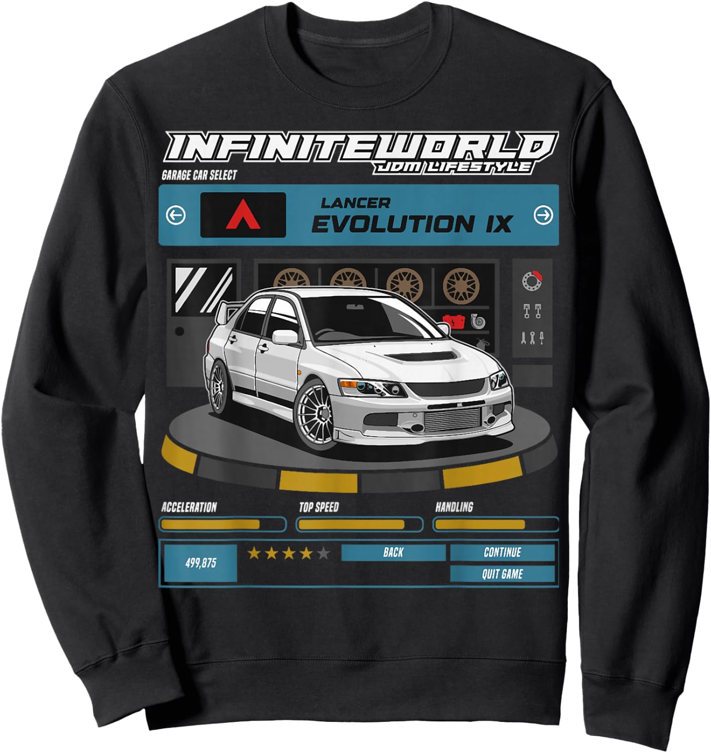 Evo9 IX Sweatshirt - Sweatshirt | Black