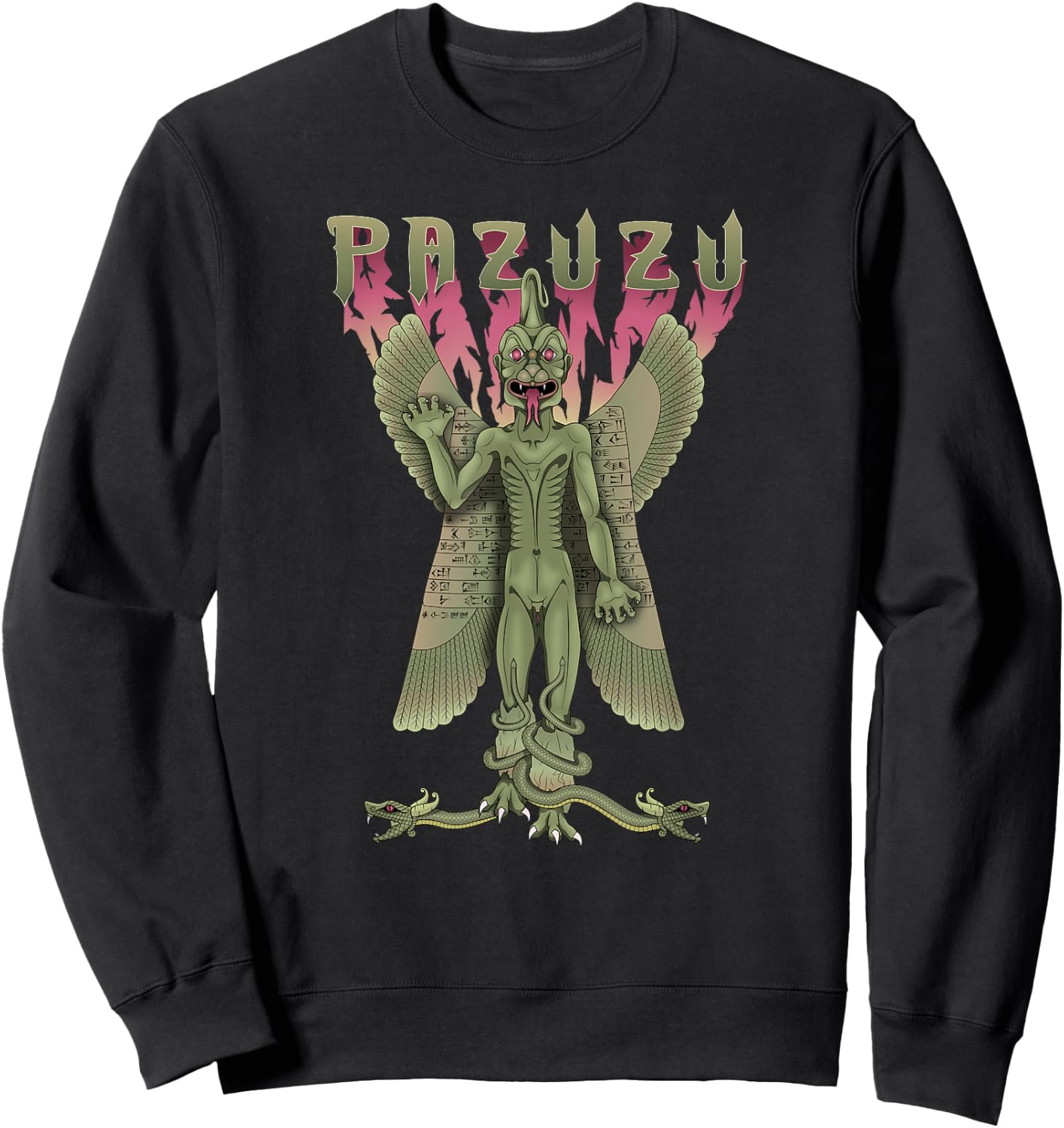 Pazuzu Anunnaki Sweatshirt - Sweatshirt | Black
