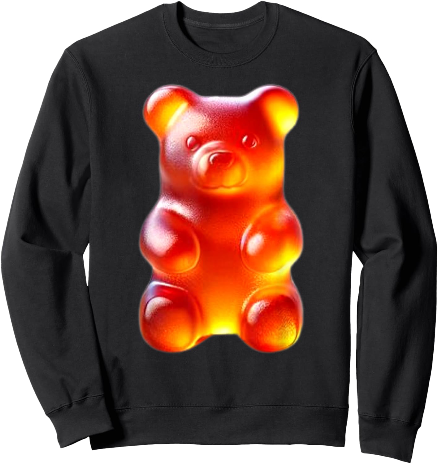 Orange Gummy Bear Sweatshirt - Sweatshirt | Black