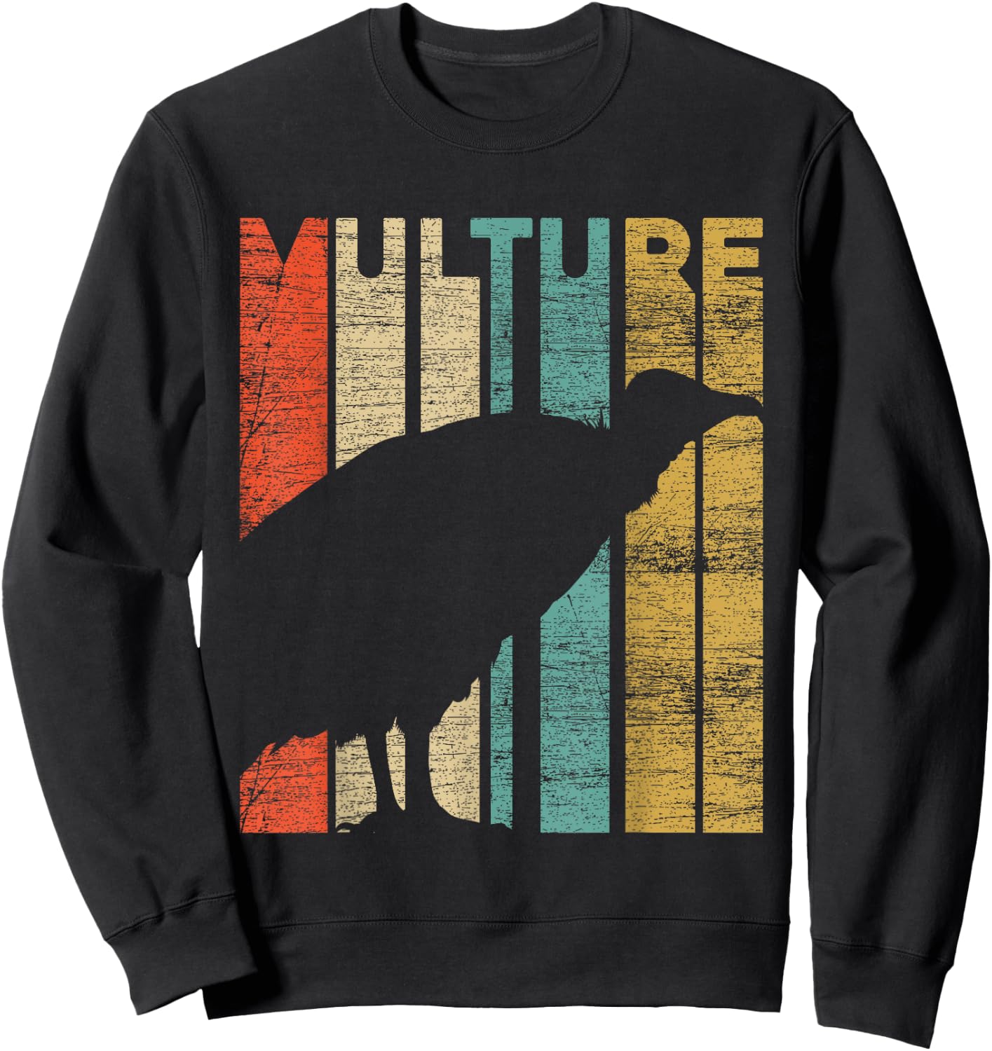 Retro Vulture Sweatshirt - Sweatshirt | Black