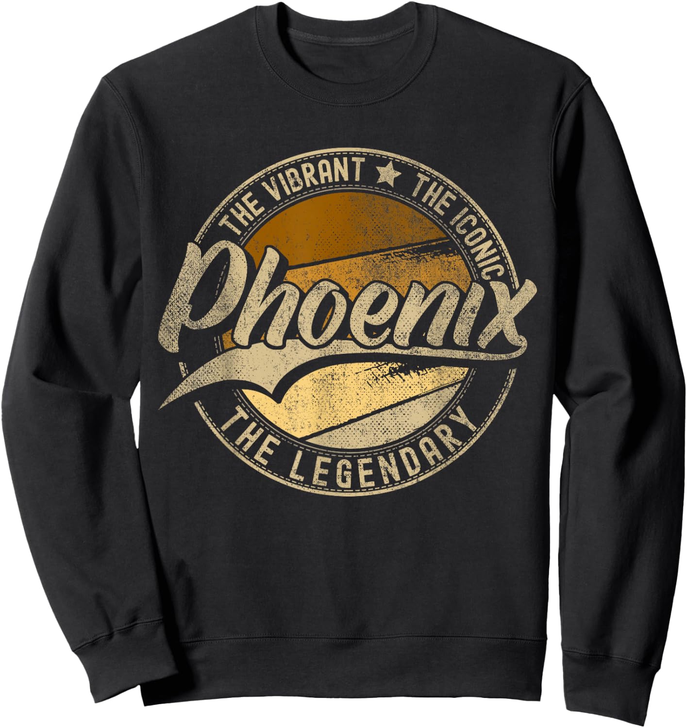 Phoenix AZ | Arizona | Vintage Distressed Sweatshirt - Sweatshirt | Black