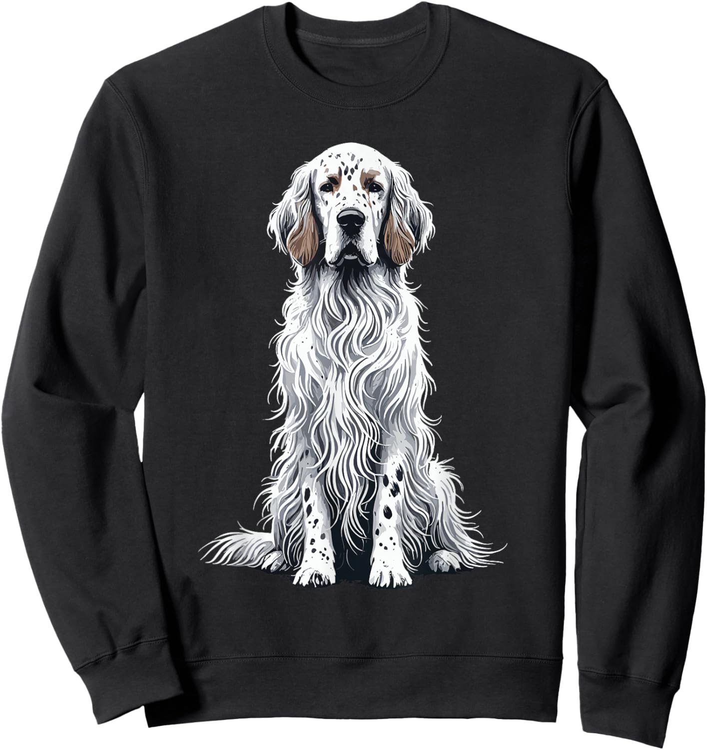 English Setter Sweatshirt - Sweatshirt | Black