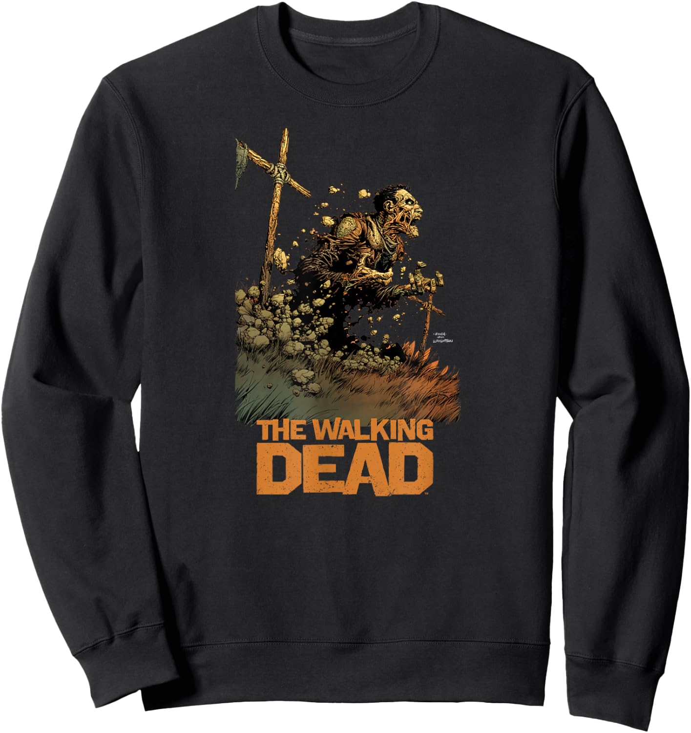 The Walking Dead's Grave Walker Sweatshirt - Sweatshirt | Black