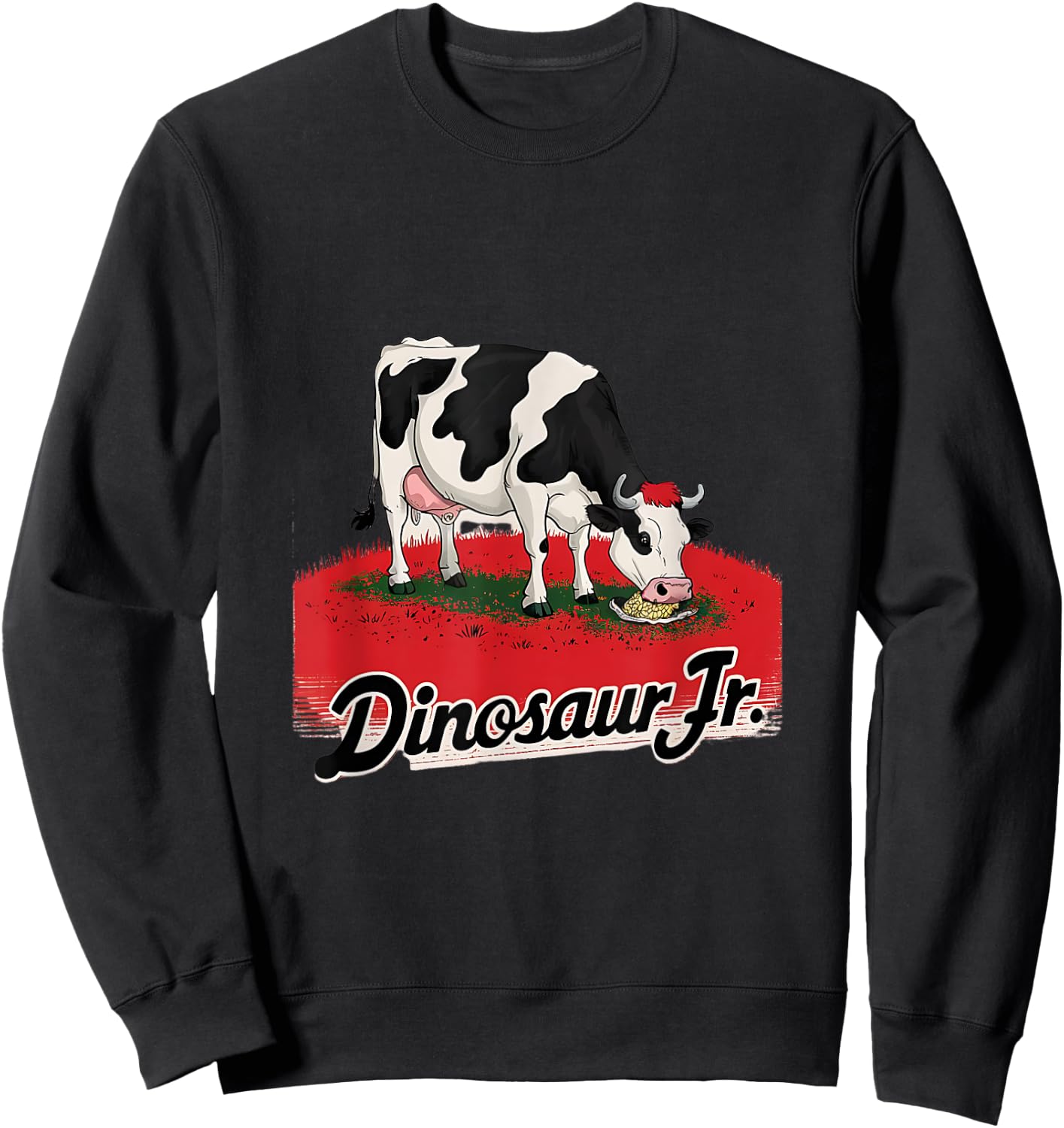 Dinosaur Jr. Funny Cow Sweatshirt - Sweatshirt | Black