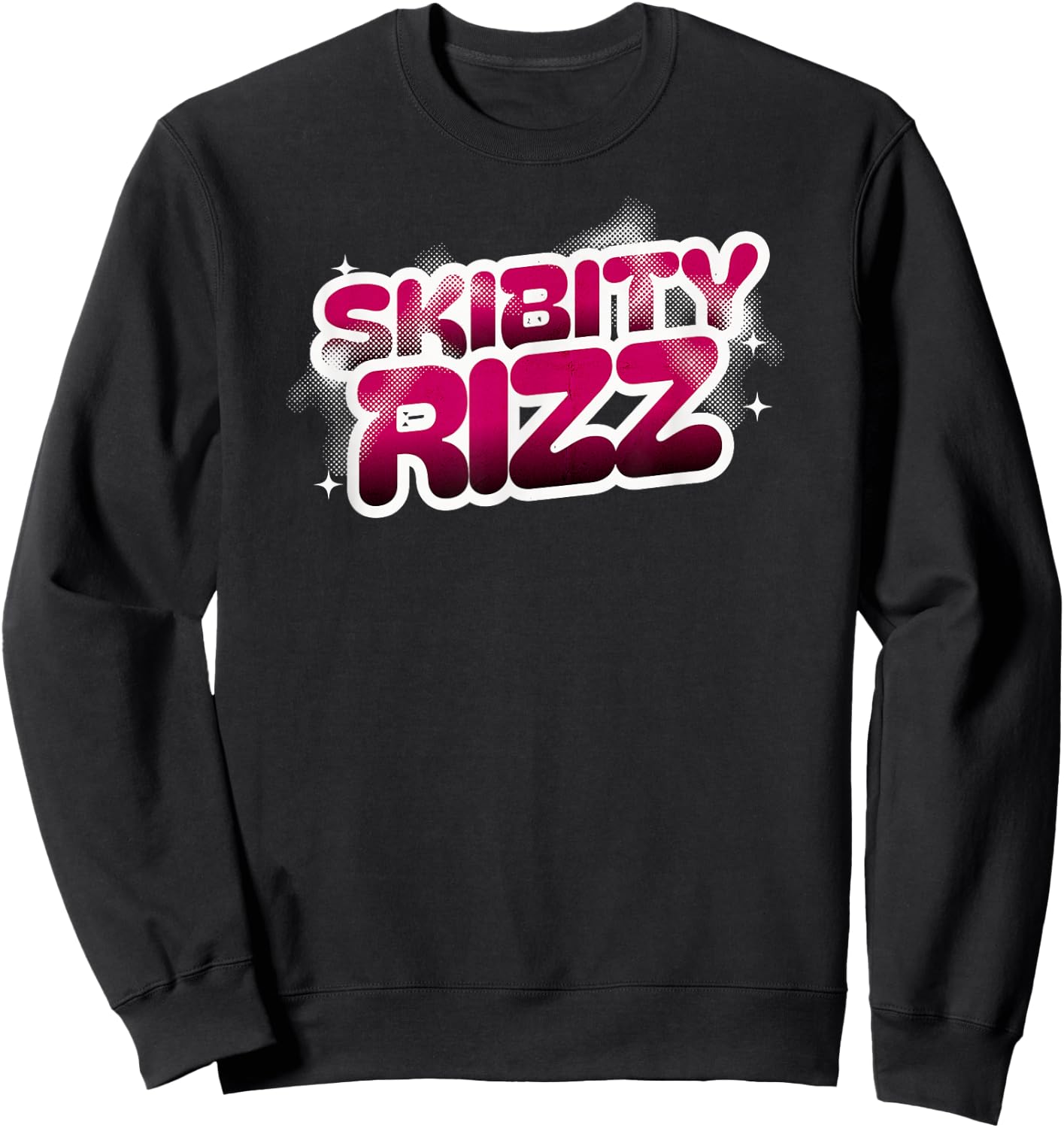 Skibity Rizz , Small Sweatshirt - Sweatshirt | Black