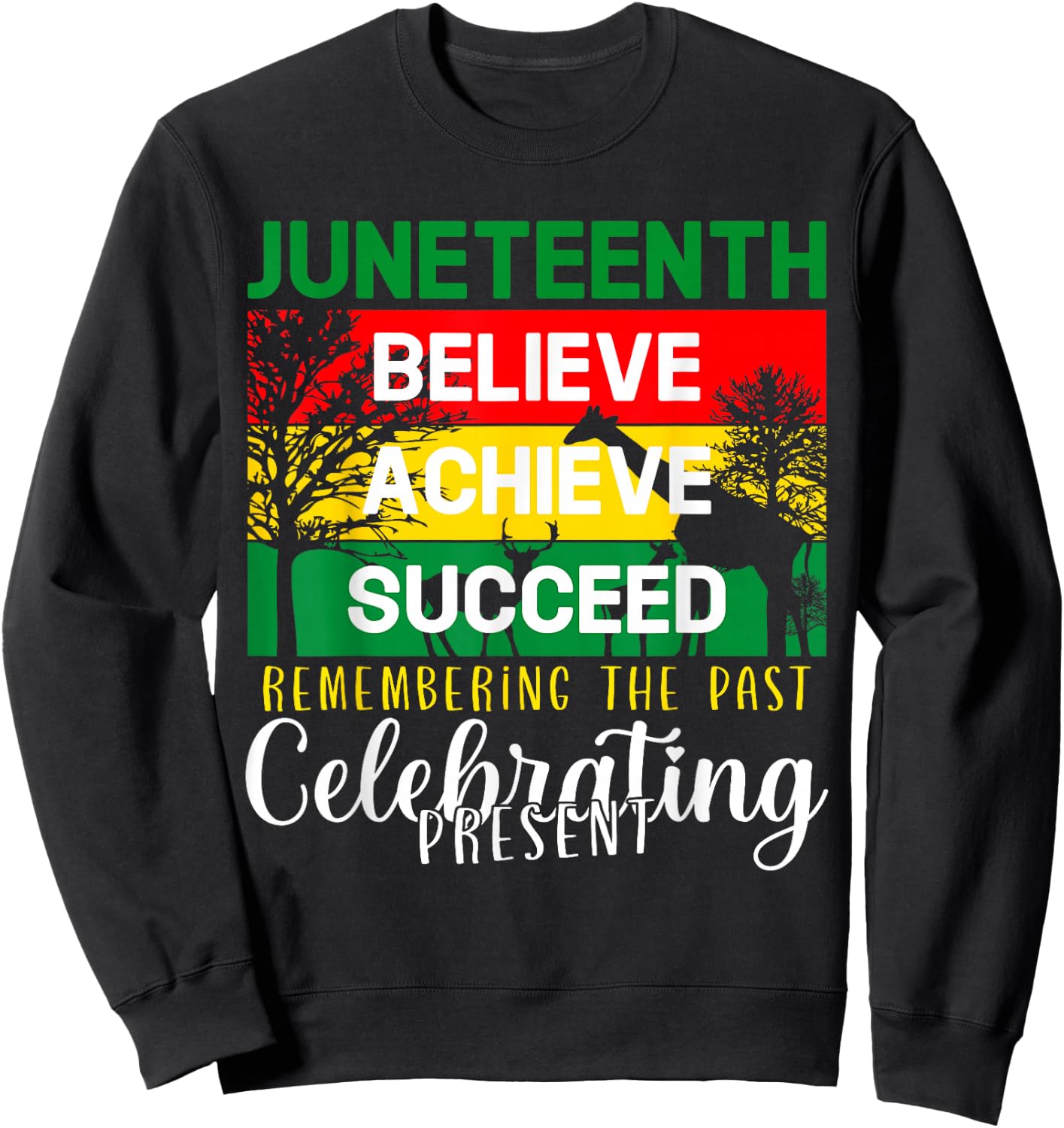 Juneteenth Is My Independence Day Black Pride Melanin Sweatshirt - Sweatshirt | Black