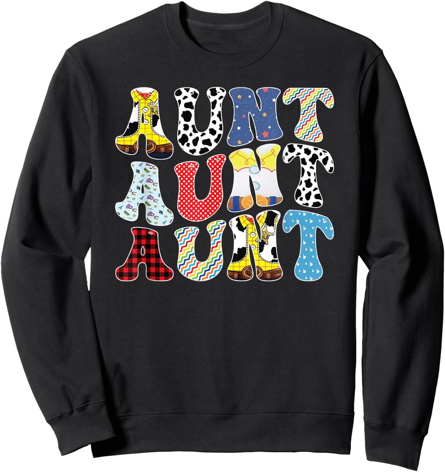 Toy Funny Aunt Story Boys Mom Mother's Day Sweatshirt - Sweatshirt | Black