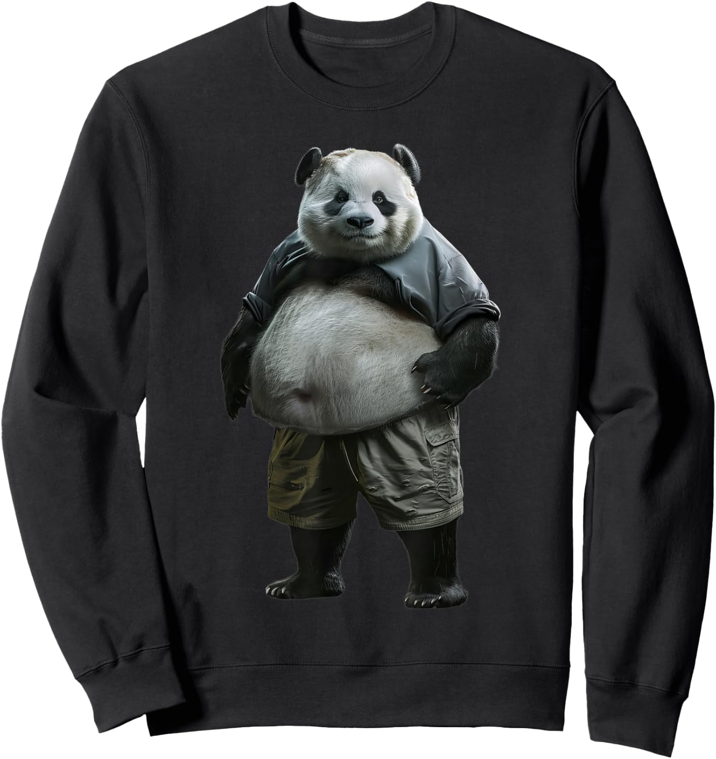 Fat Panda Sweatshirt - Sweatshirt | Black