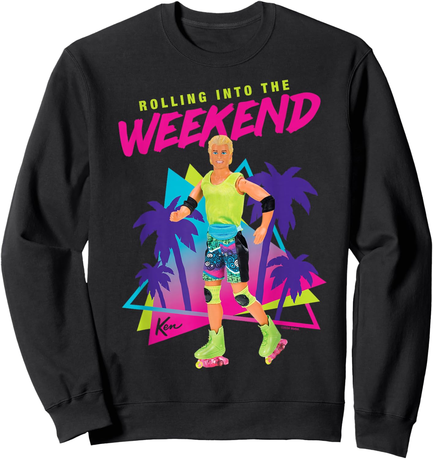 Barbie - Ken Rolls into Inline Skating Weekend Sweatshirt - Sweatshirt | Black