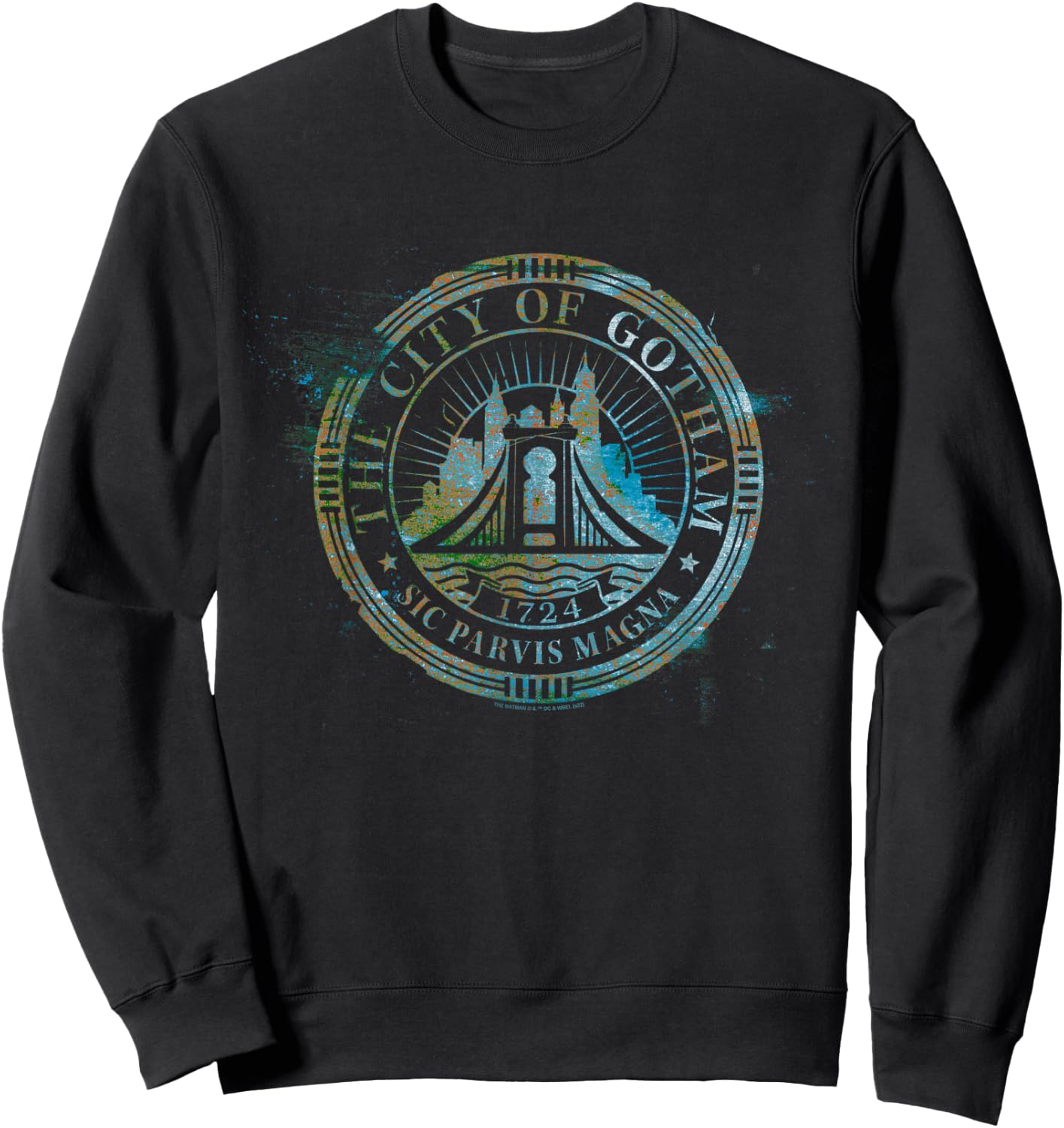 The Batman City of Gotham Sweatshirt - Sweatshirt | Black