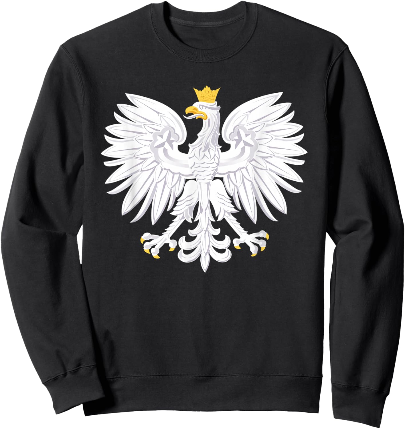 Polish Eagle Poland Coat of Arms Polska Sweatshirt - Sweatshirt | Black