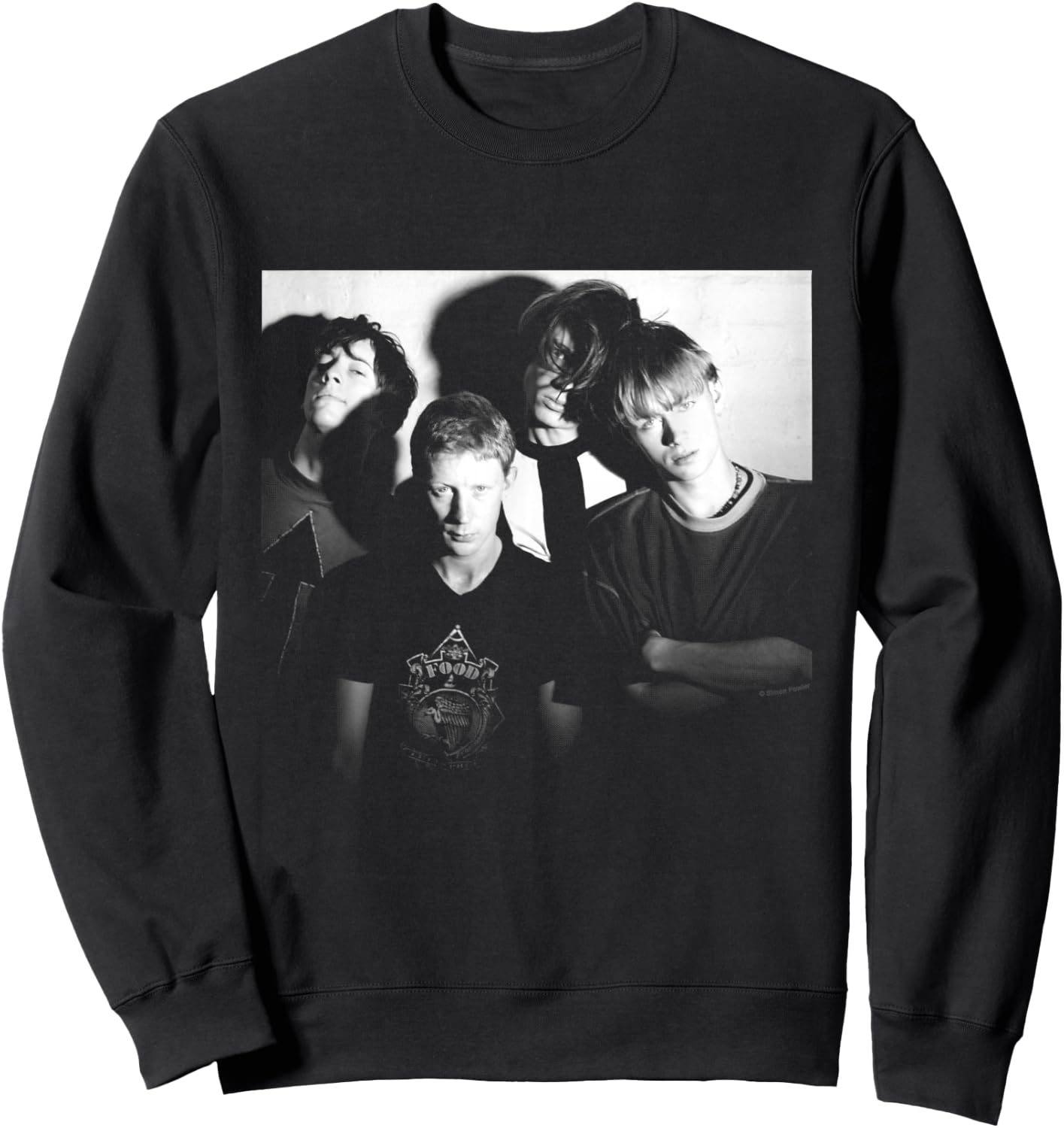 Blur Band Portrait By Simon Fowler Sweatshirt - Sweatshirt | Black