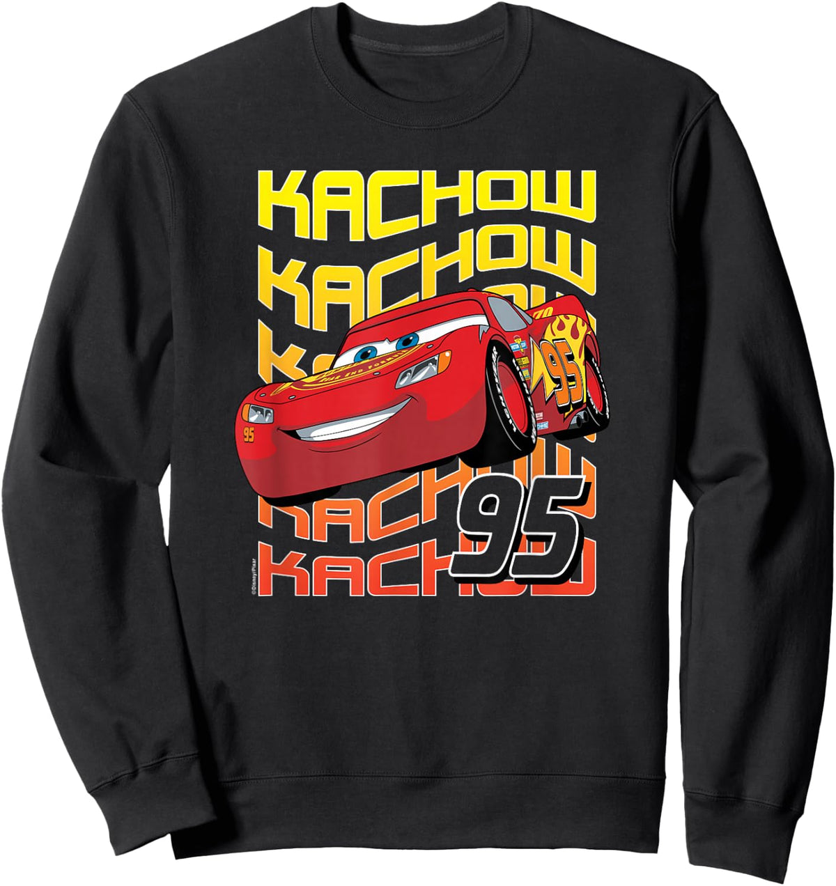Cars - Kachow 95 Sweatshirt - Sweatshirt | Black
