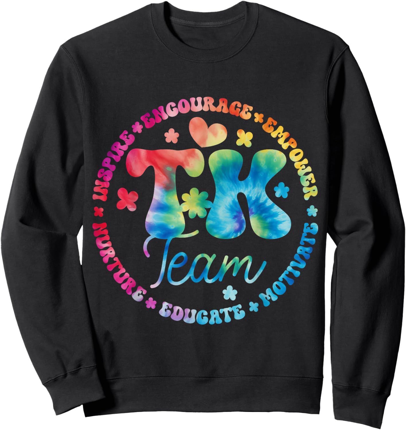 TK Team Transitional-Kindergarten Back To School Teacher Sweatshirt - Sweatshirt | Black