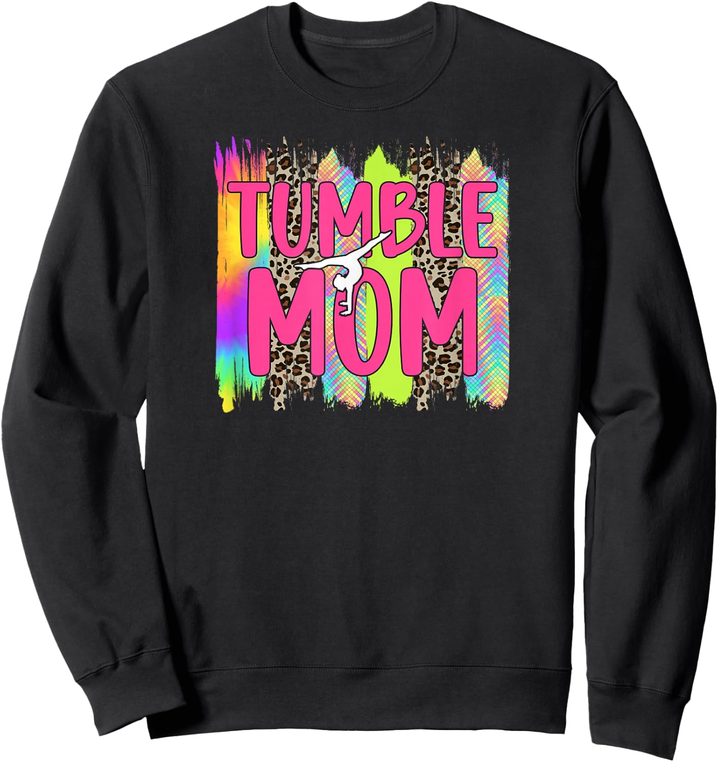 Tumble Mom Tumbling Mom Tumbler Mom Tumbling Mother Sweatshirt - Sweatshirt | Black