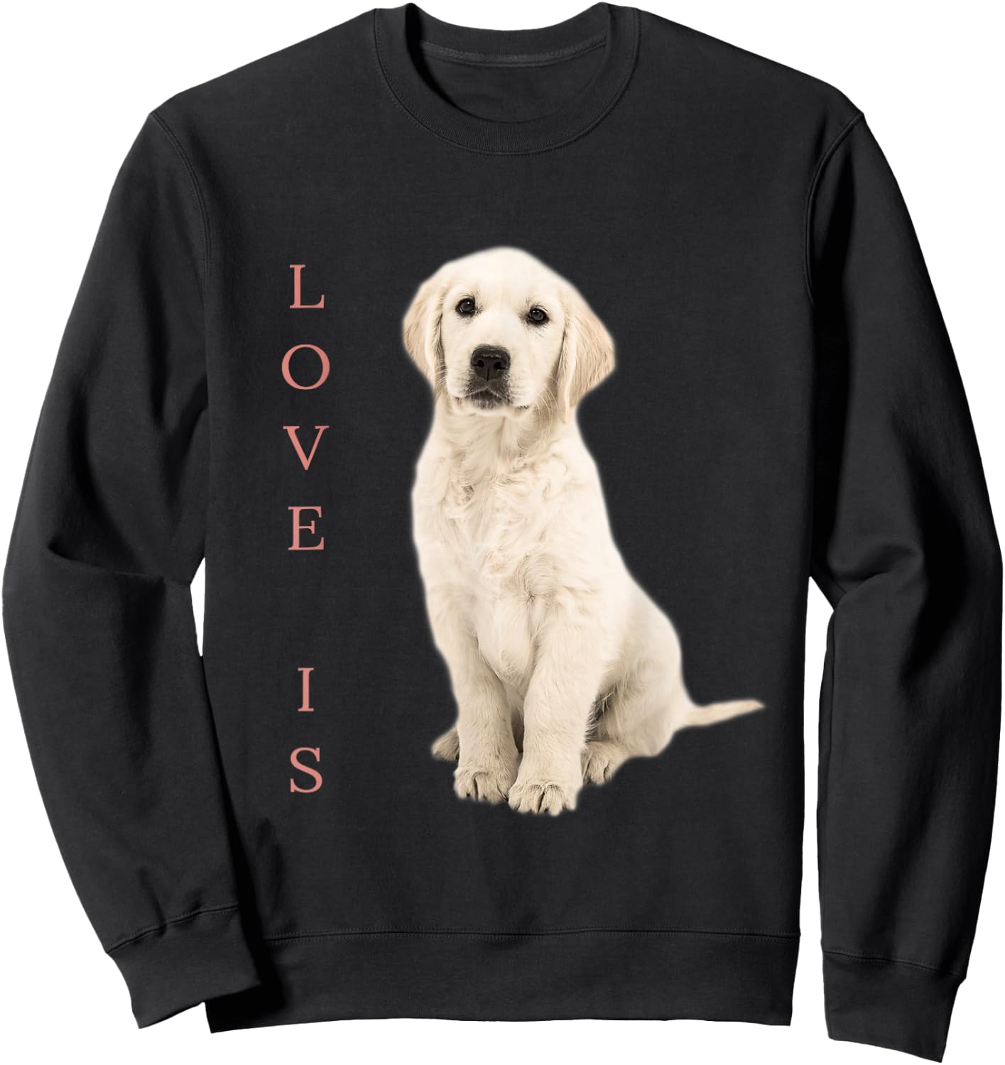 Labrador Retriever Shirt Women Men White Lab Mom Dad Dog Sweatshirt - Sweatshirt | Black