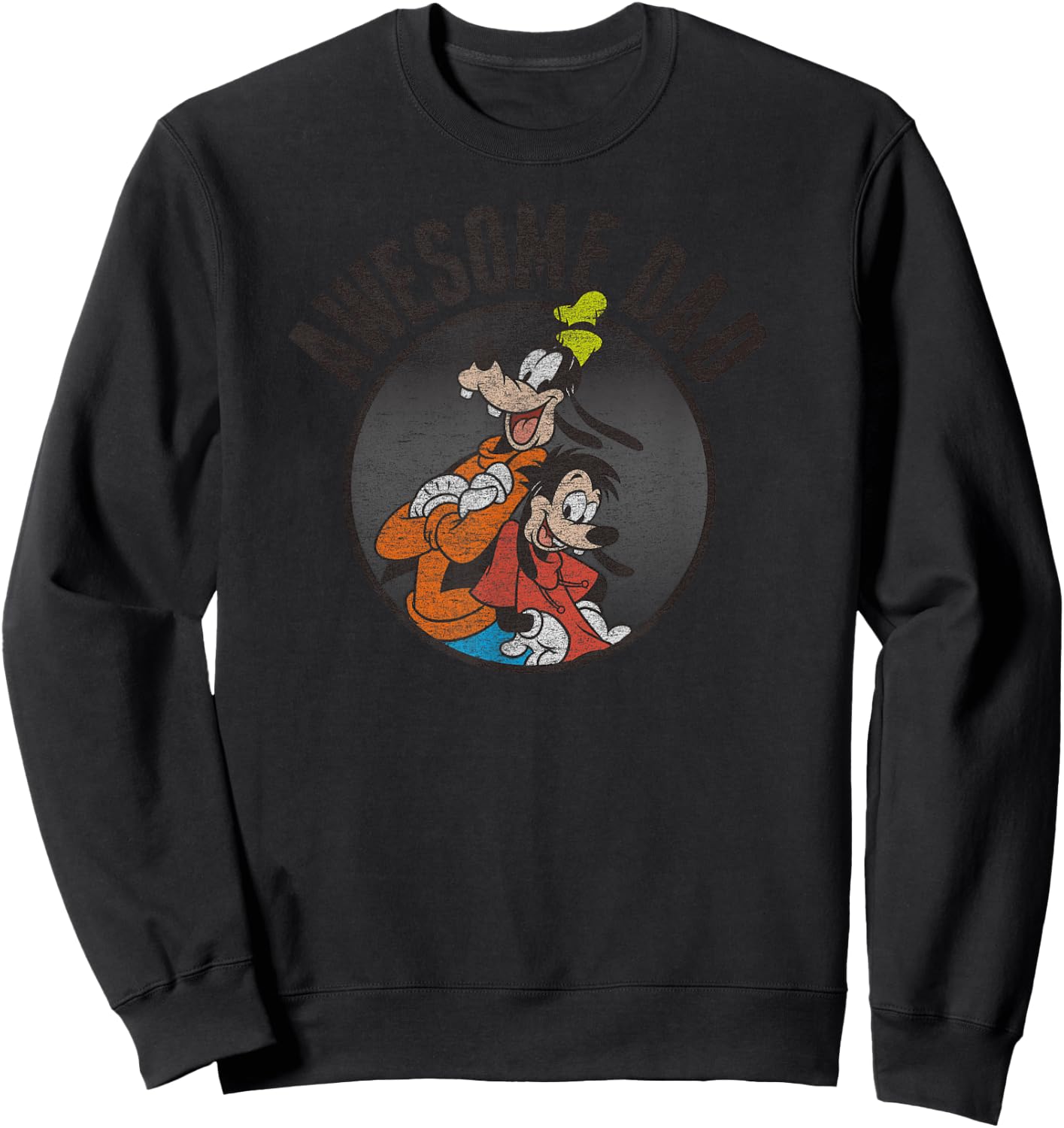 Goofy & Max Awesome Dad Sweatshirt - Sweatshirt | Black