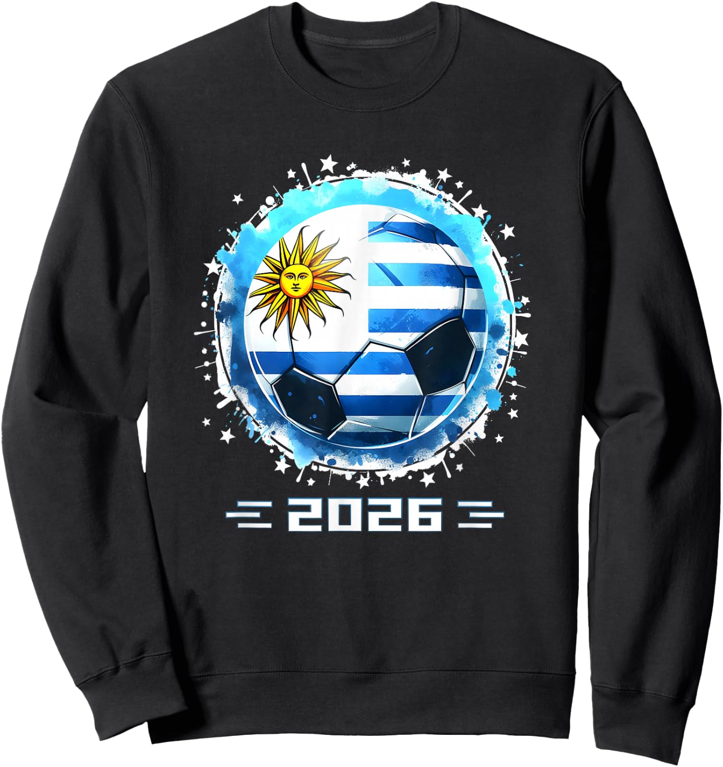 Uruguay Player Boys Kids Men Youth Teens Uruguay 2026 Sweatshirt - Sweatshirt | Black