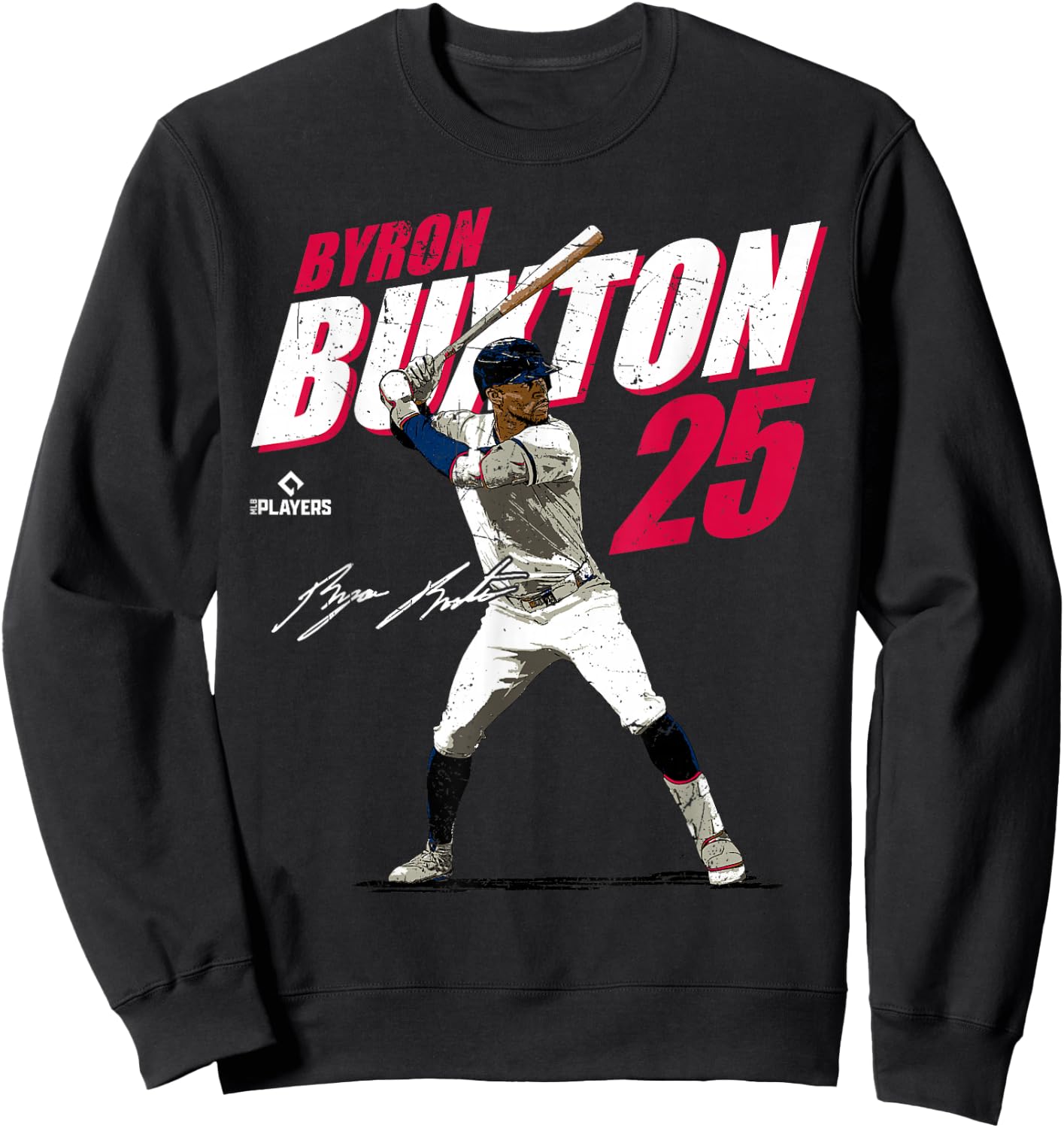 Byron Buxton | Minnesota Baseball Players | MLBBBN3001 Sweatshirt - Sweatshirt | Black