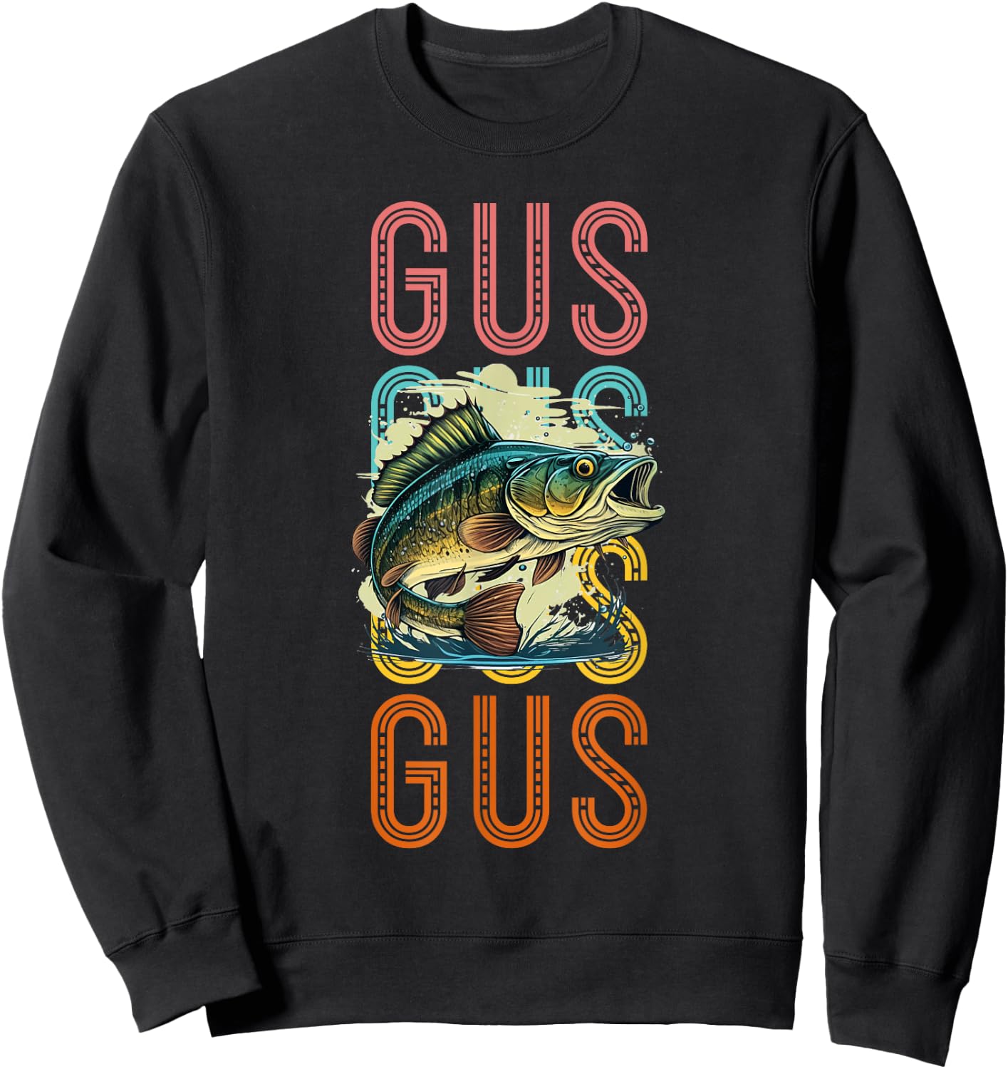Gus Custom Fishing Hobbyist Sweatshirt - Sweatshirt | Black