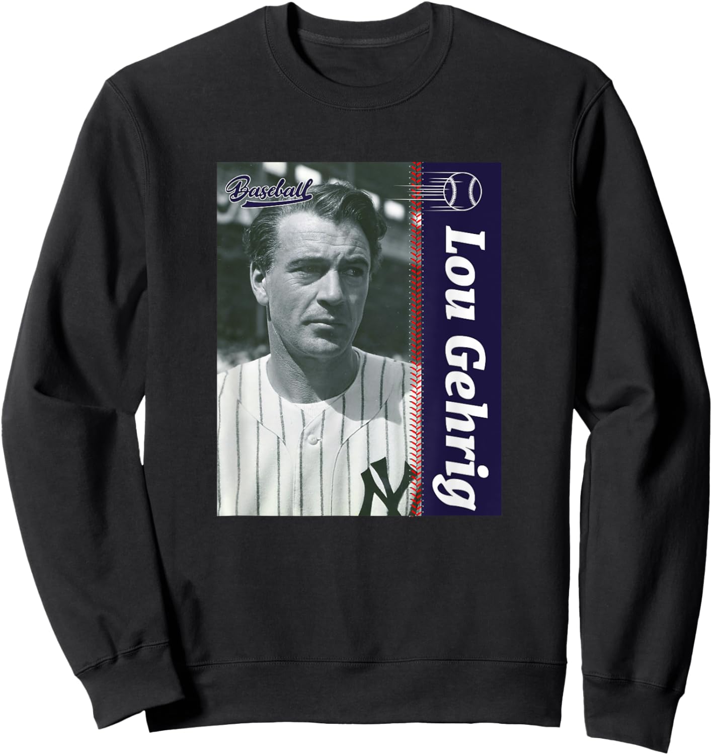 Lou Gehrig_001 Sweatshirt - Sweatshirt | Black
