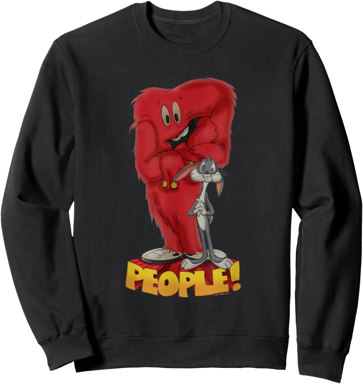 Looney Tunes Bugs Bunny Gossamer People Small Sweatshirt - Sweatshirt | Black