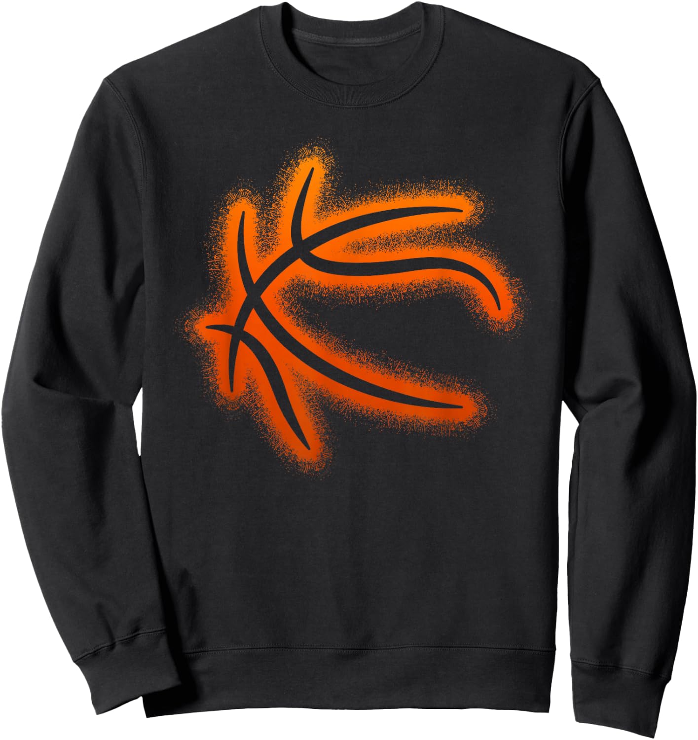 Dunking Basketball Player Men Basketball Boys Sweatshirt - Sweatshirt | Black