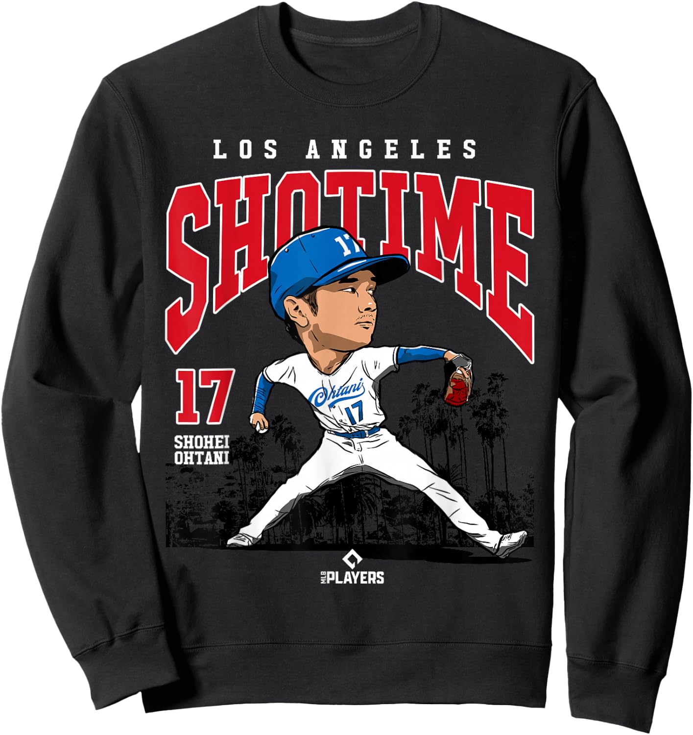 Shohei Ohtani | Los Angeles Baseball MLB Player | MLBOHT3005 Sweatshirt - Sweatshirt | Black