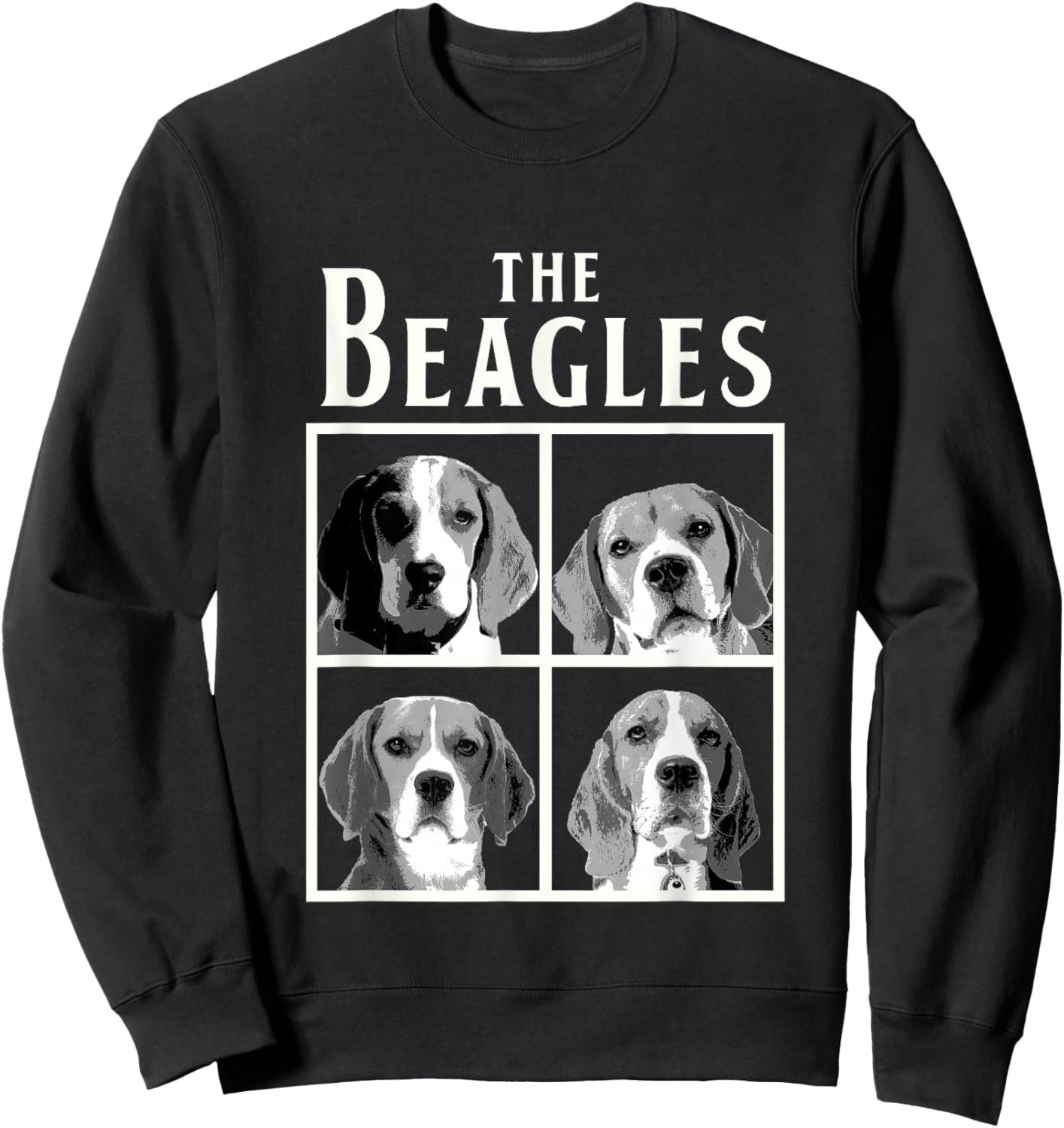 The Beagles Dog T Shirt Funny Beagle Dog Owner Gift Sweatshirt - Sweatshirt | Black