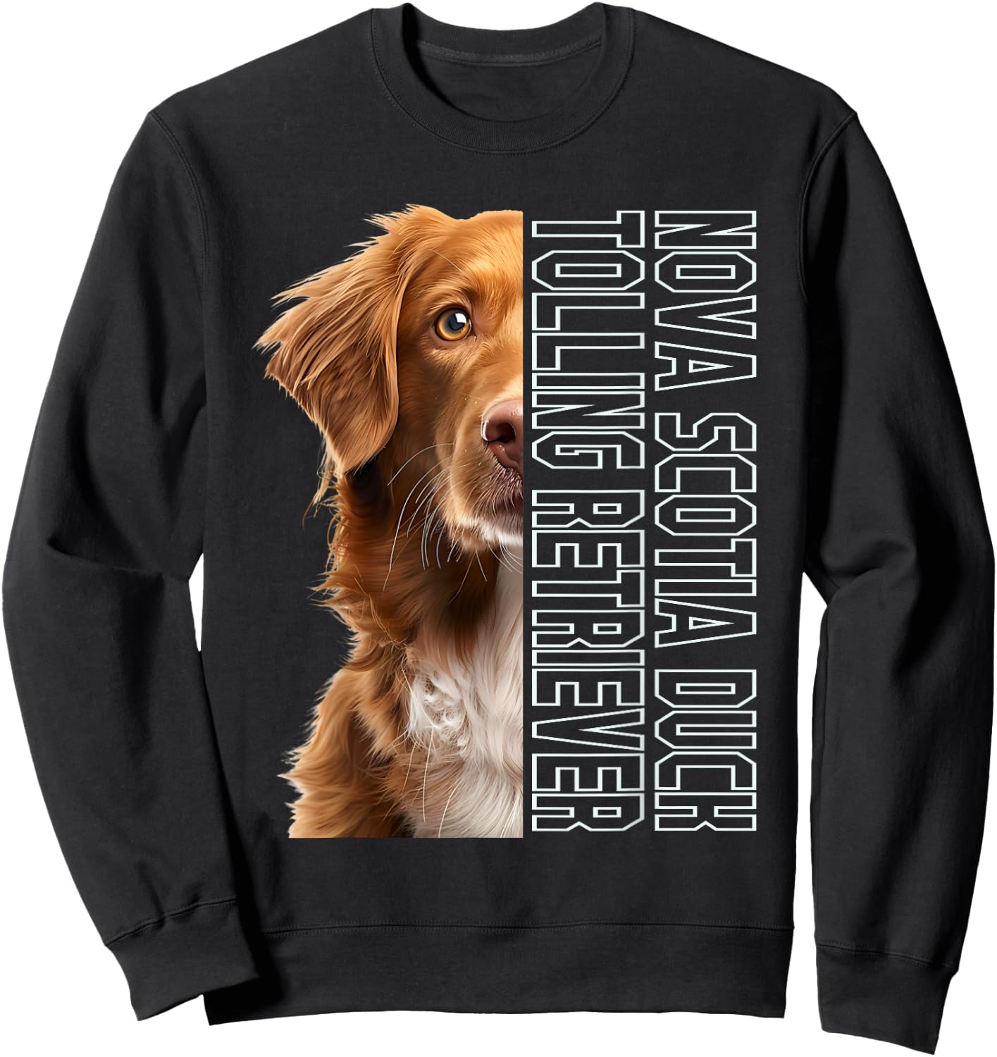 Nova Scotia Duck Tolling Retriever Sweatshirt - Sweatshirt | Black