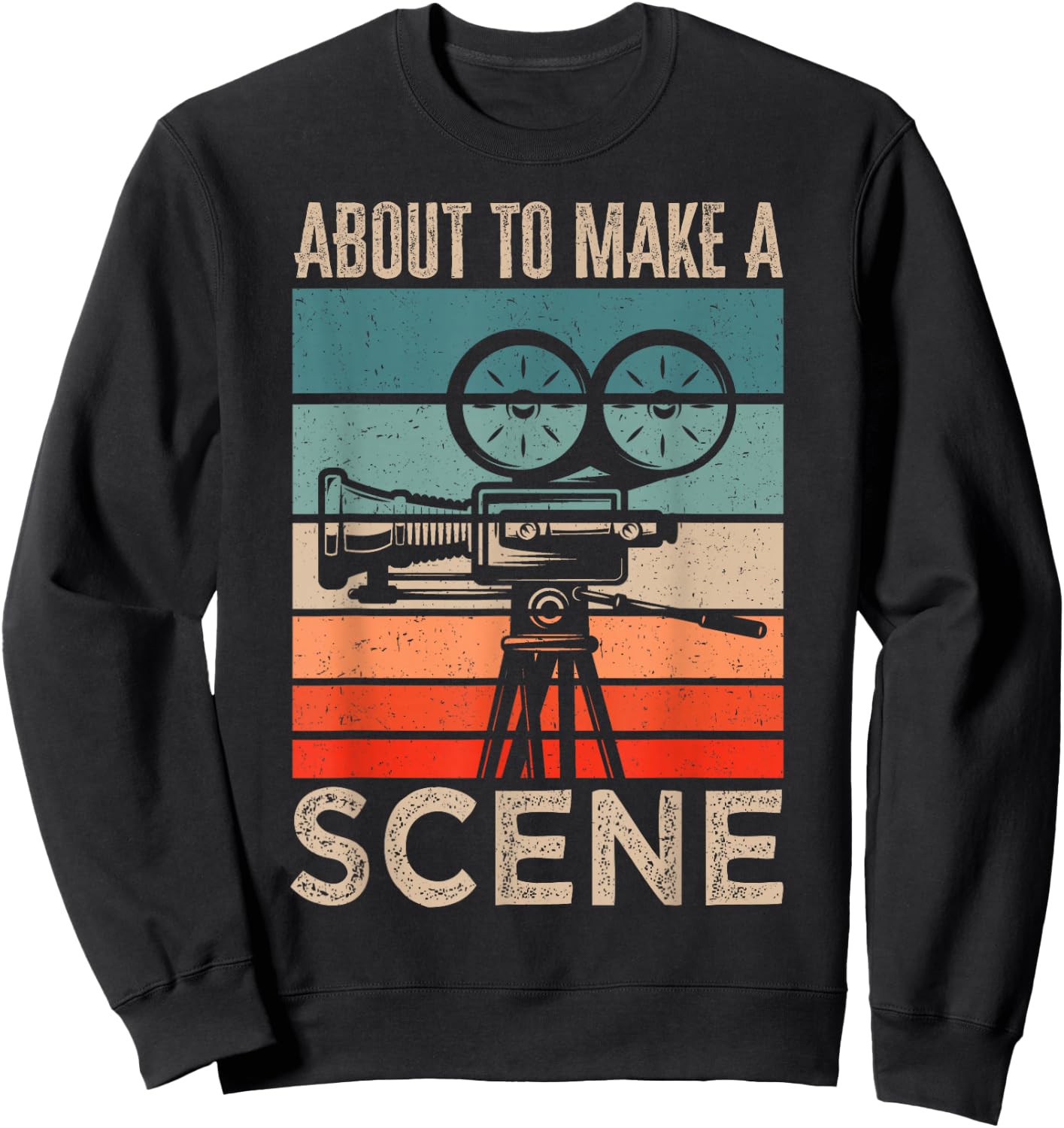 Cinematographer Editor Short Film Writers Movie Maker Sweatshirt - Sweatshirt | Black
