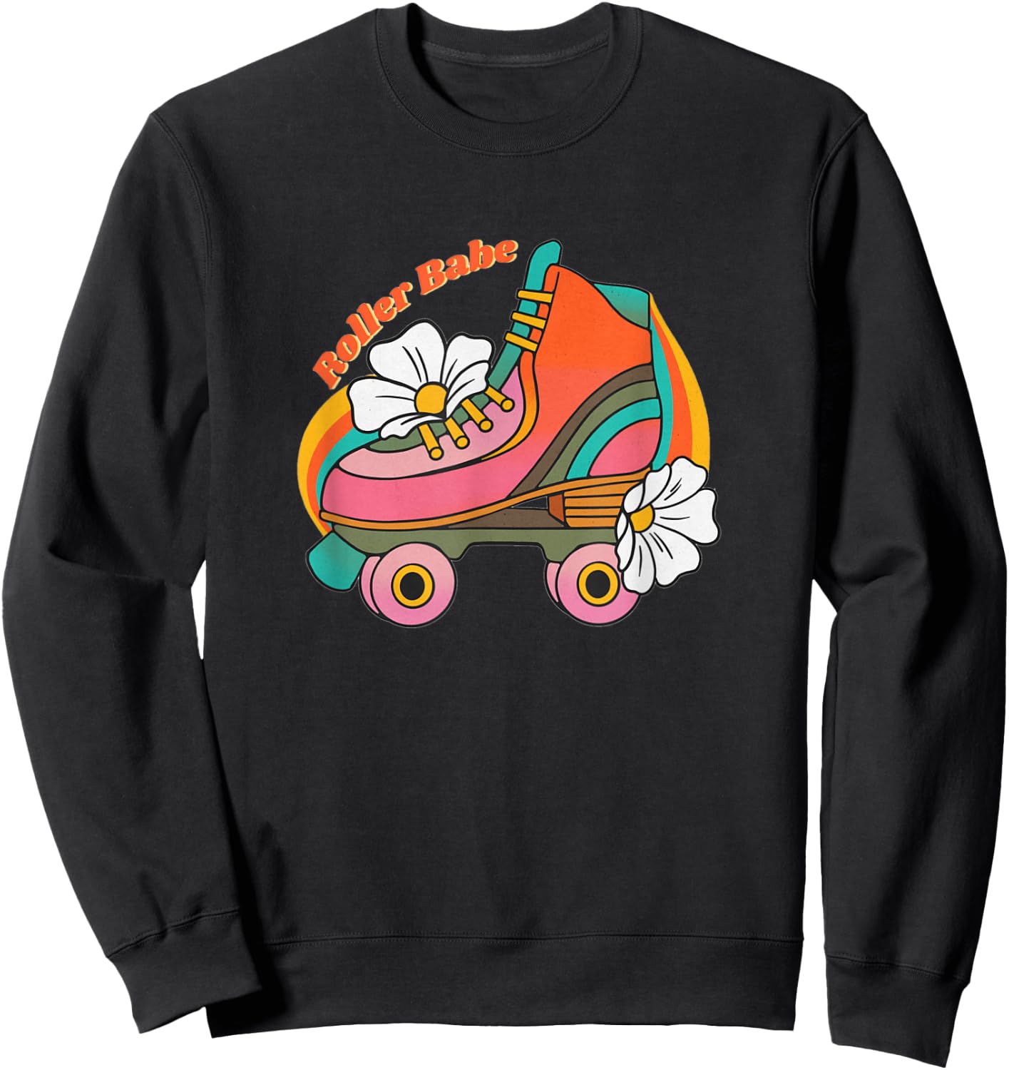 "Roller Babe" Sweatshirt - Sweatshirt | Black
