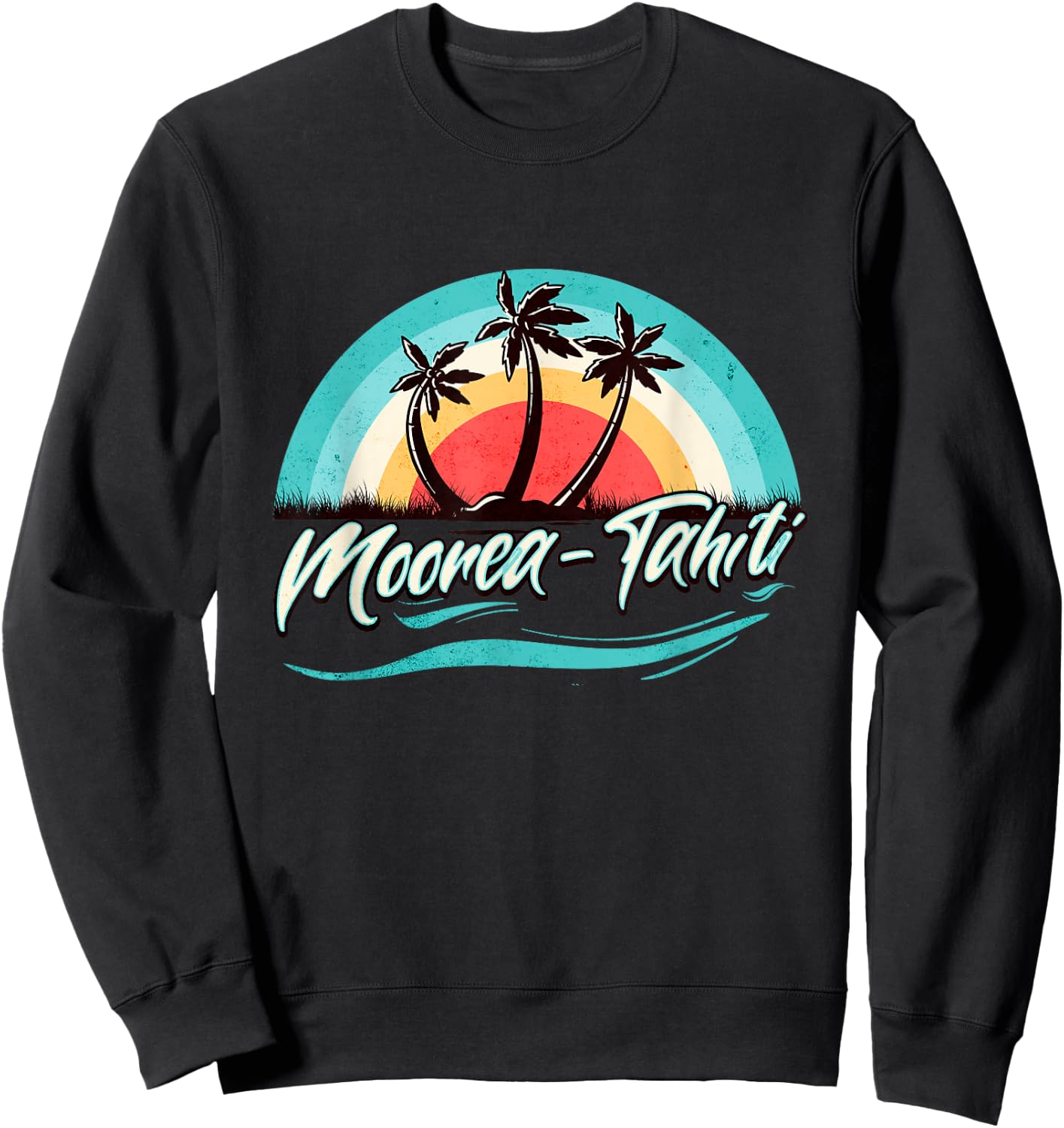 French Polynesia Moorea Tahiti Sweatshirt - Sweatshirt | Black
