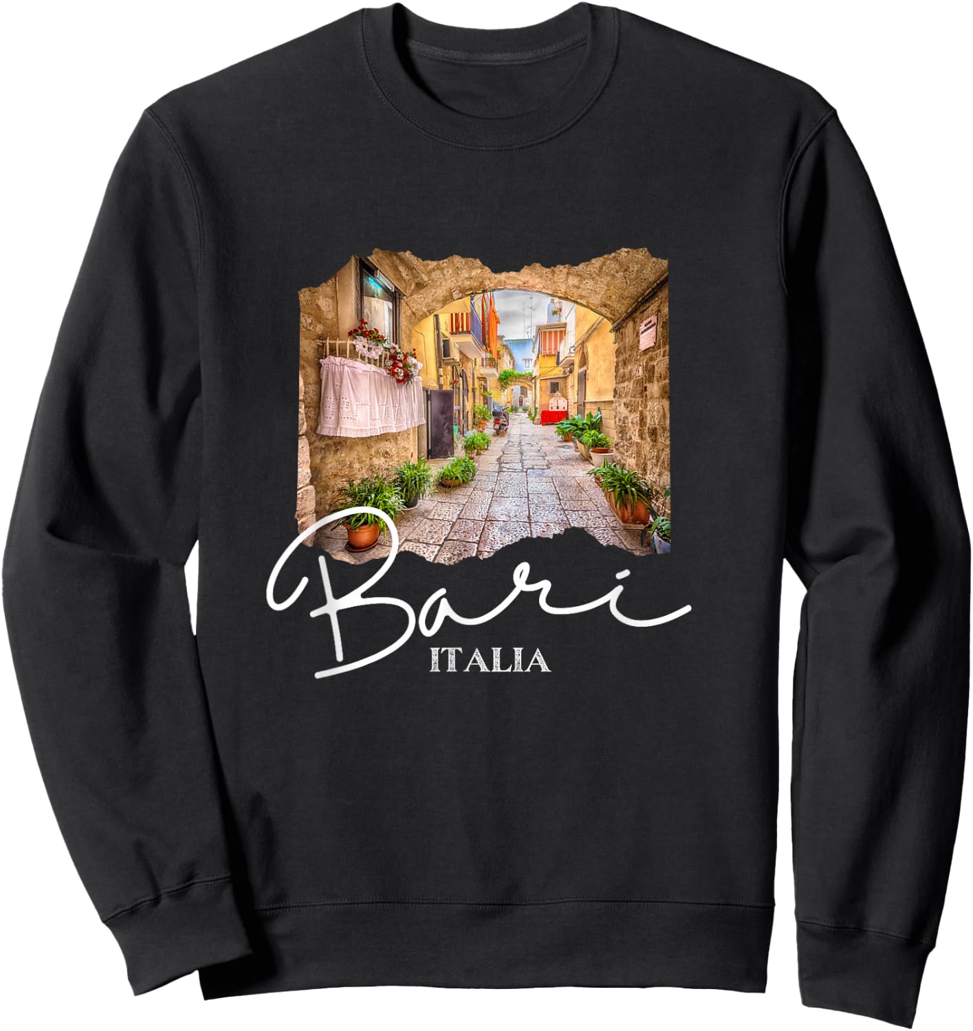 Italy Bari Souvenir / Bari Italy Sweatshirt - Sweatshirt | Black