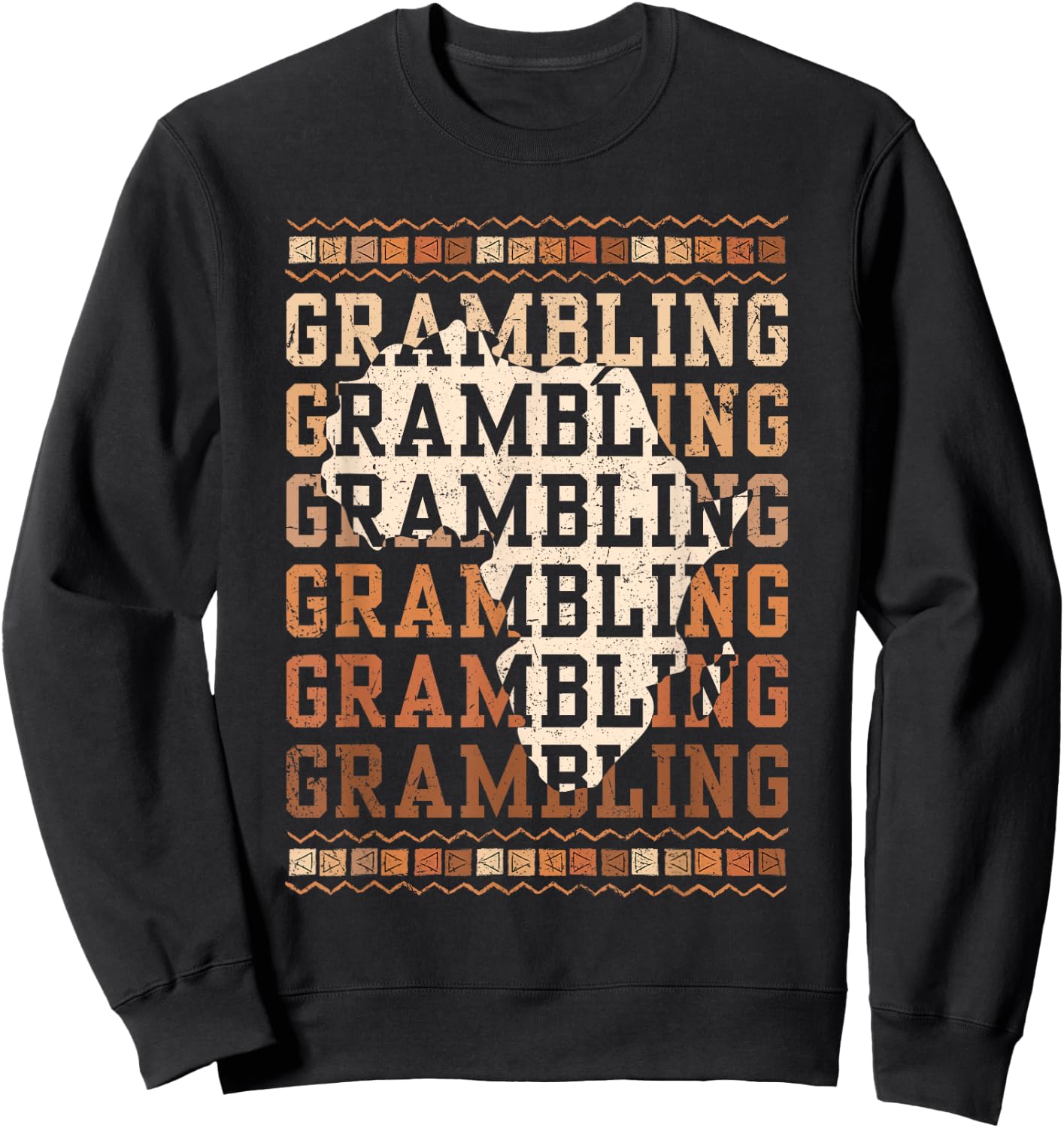 Grambling HBCU with Africa Alumni Historical Black College Sweatshirt - Sweatshirt | Black