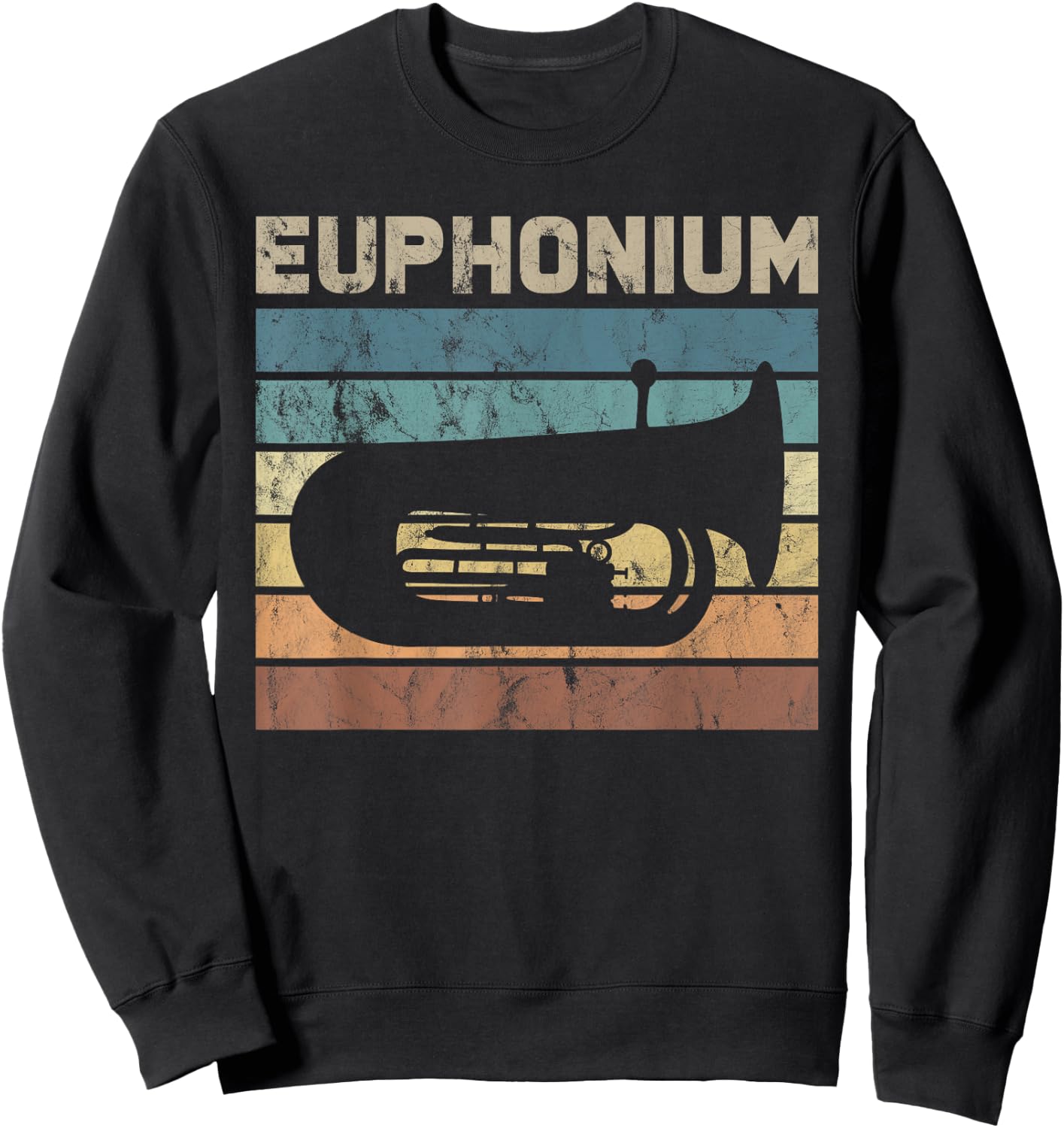Euphonium Music Musician Baritone Sweatshirt - Sweatshirt | Black