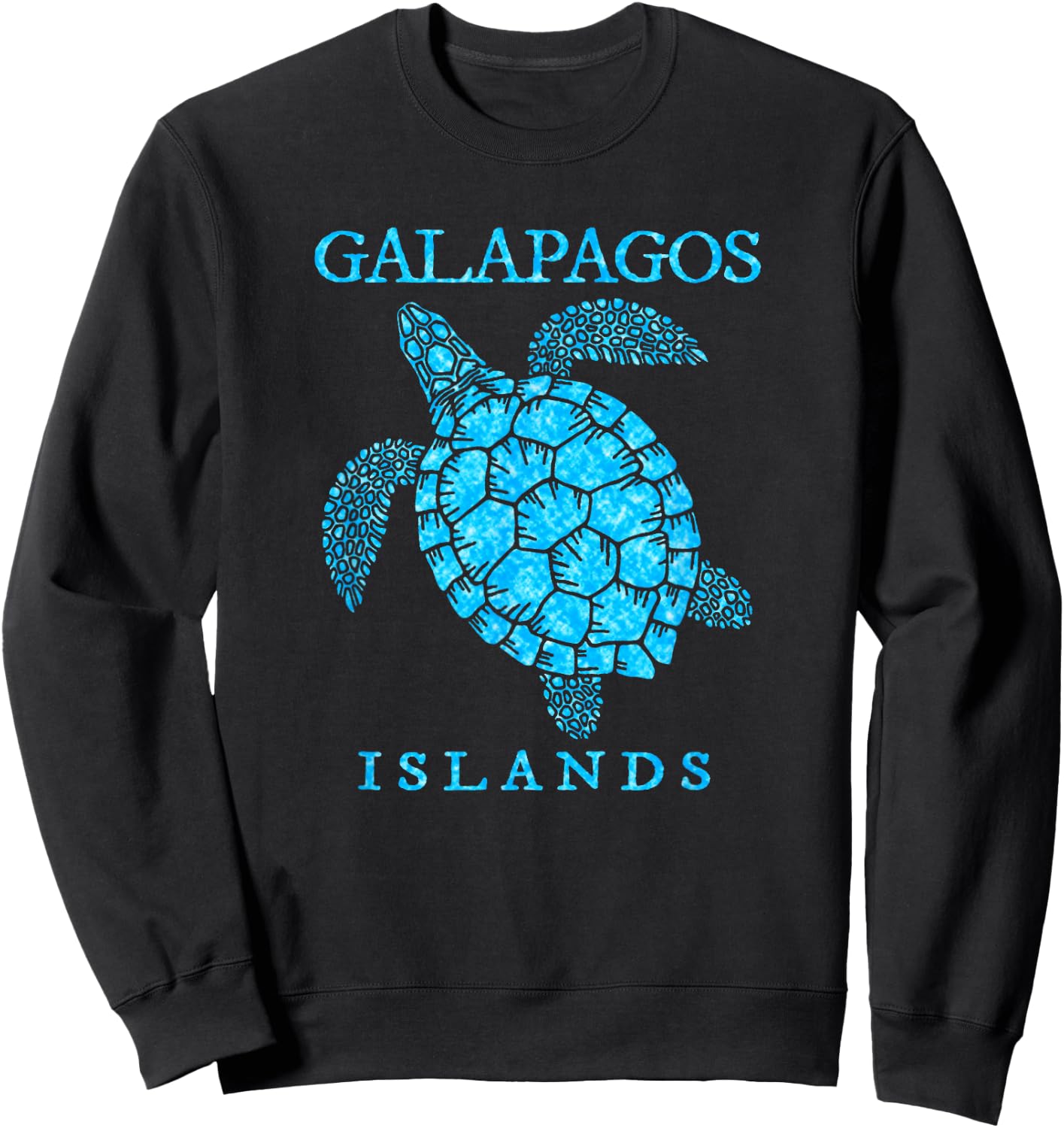 Galapagos Islands Ecuador Sea Turtle Souvenir Sweatshirt - Sweatshirt | Black