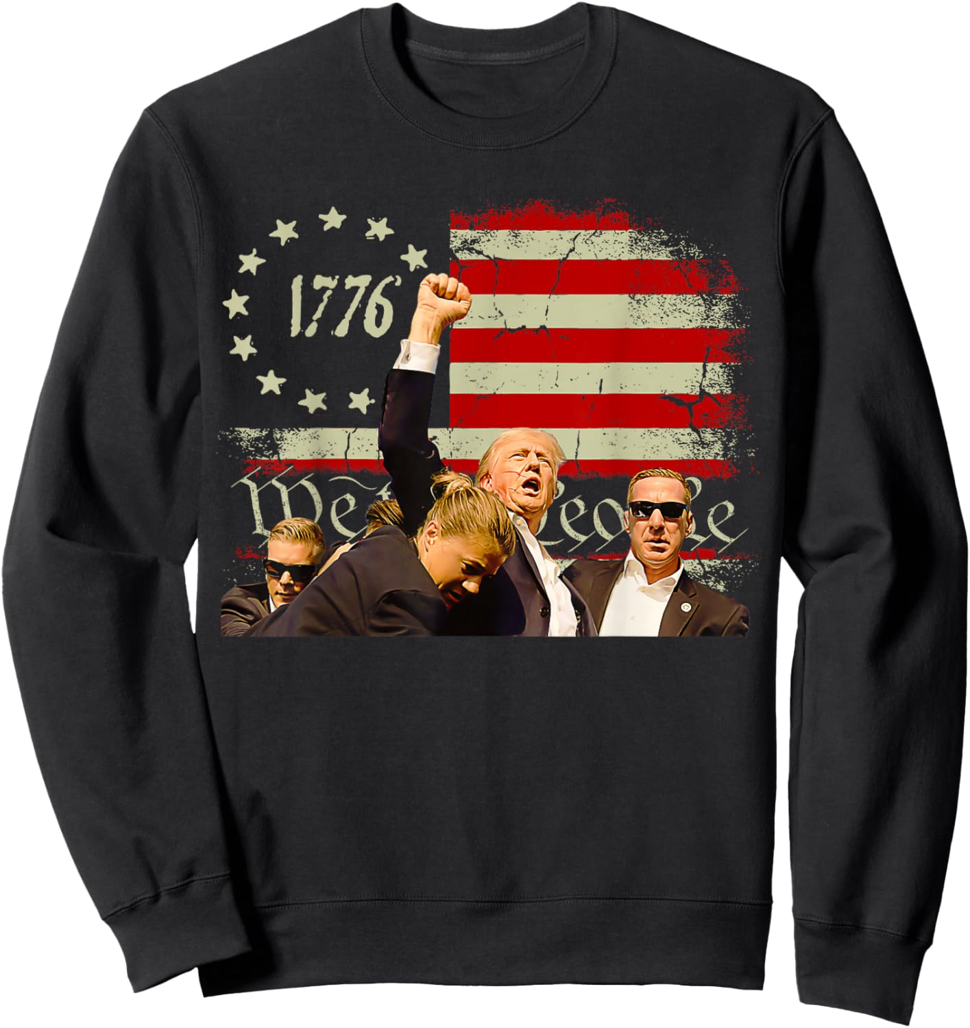 Trump PA Rally Pennsylvania Rally Trump 2024 Sweatshirt - Sweatshirt | Black