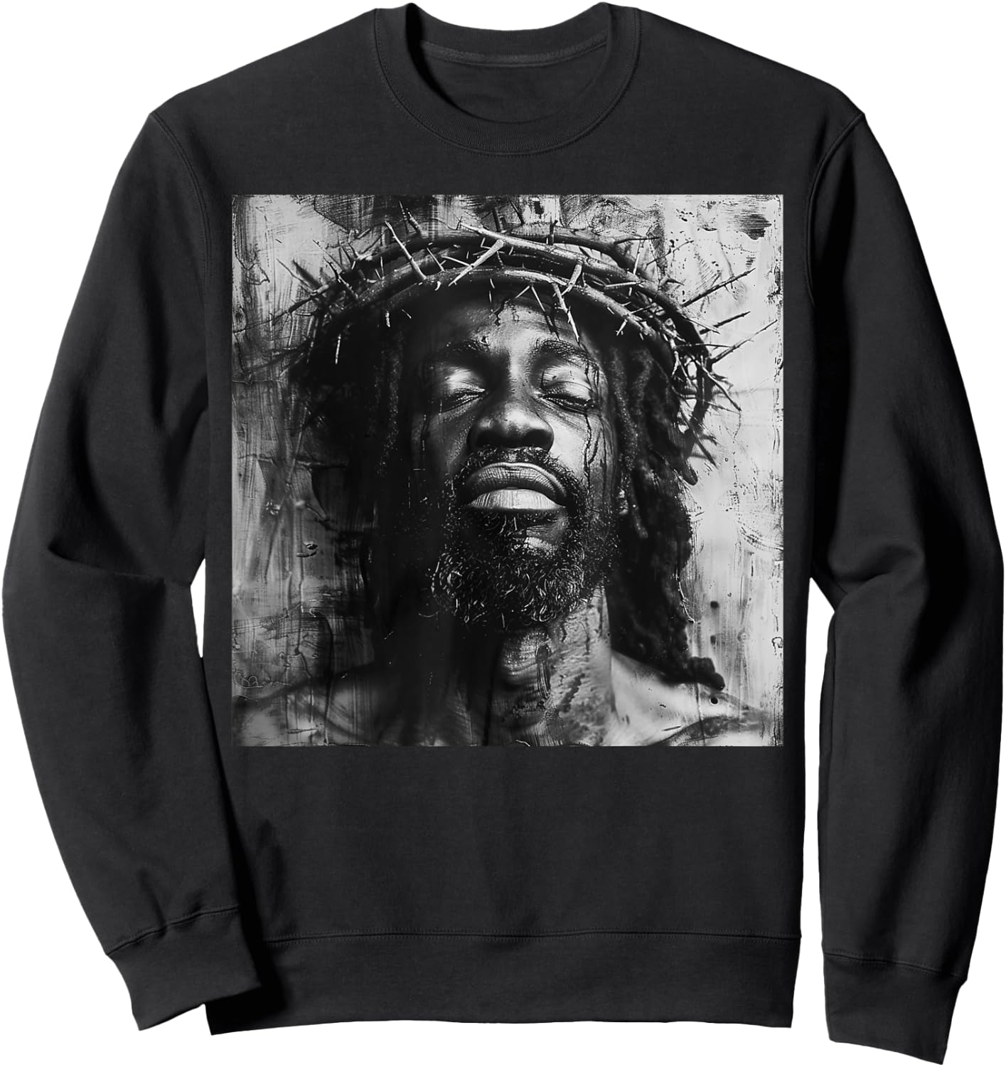 Black Jesus, Christianity, Church, Christ, Jesus Sweatshirt - Sweatshirt | Black