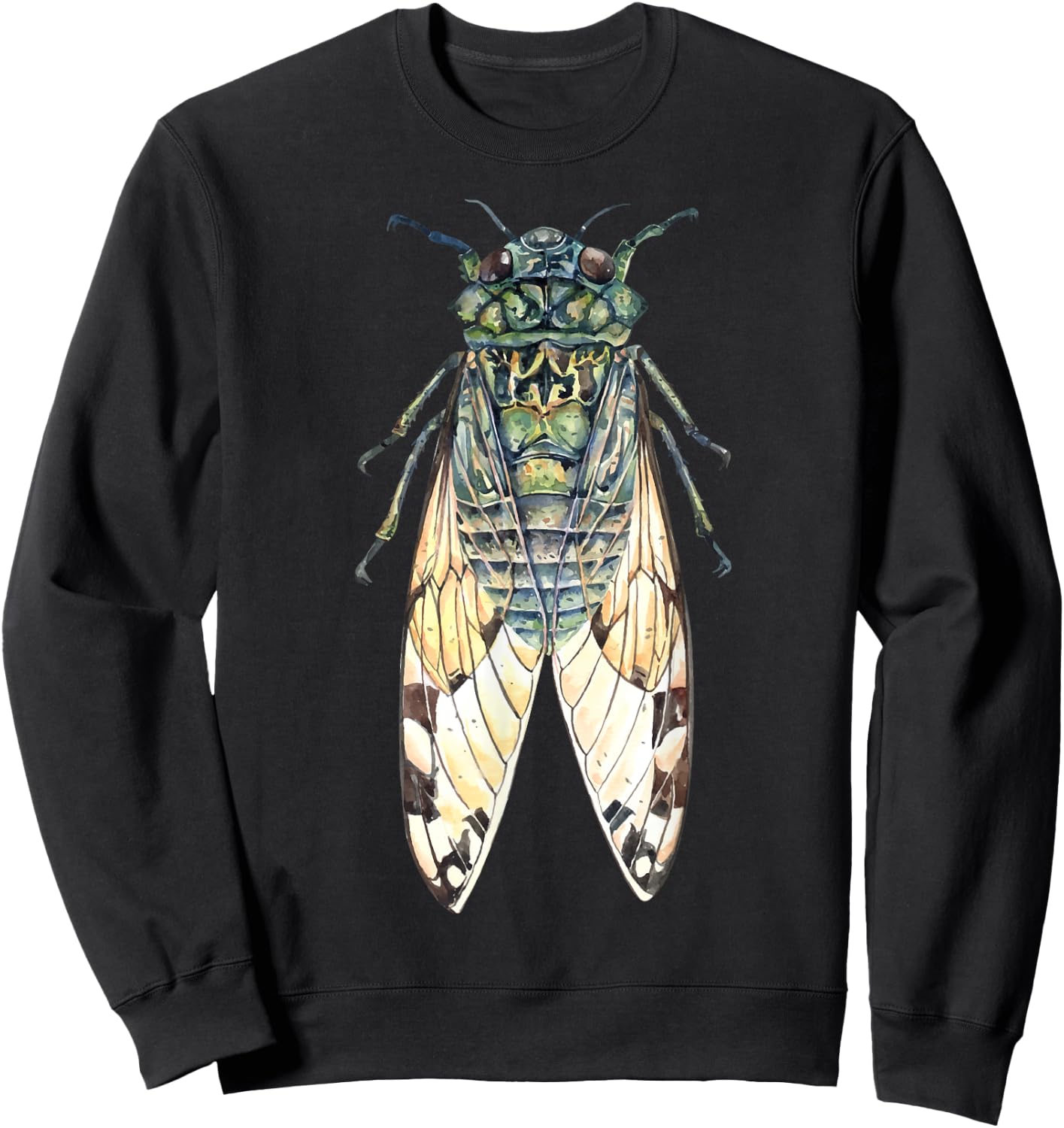 CICADA Insect Great Eastern Brood X USA 2024 Magicicada Sweatshirt - Sweatshirt | Black