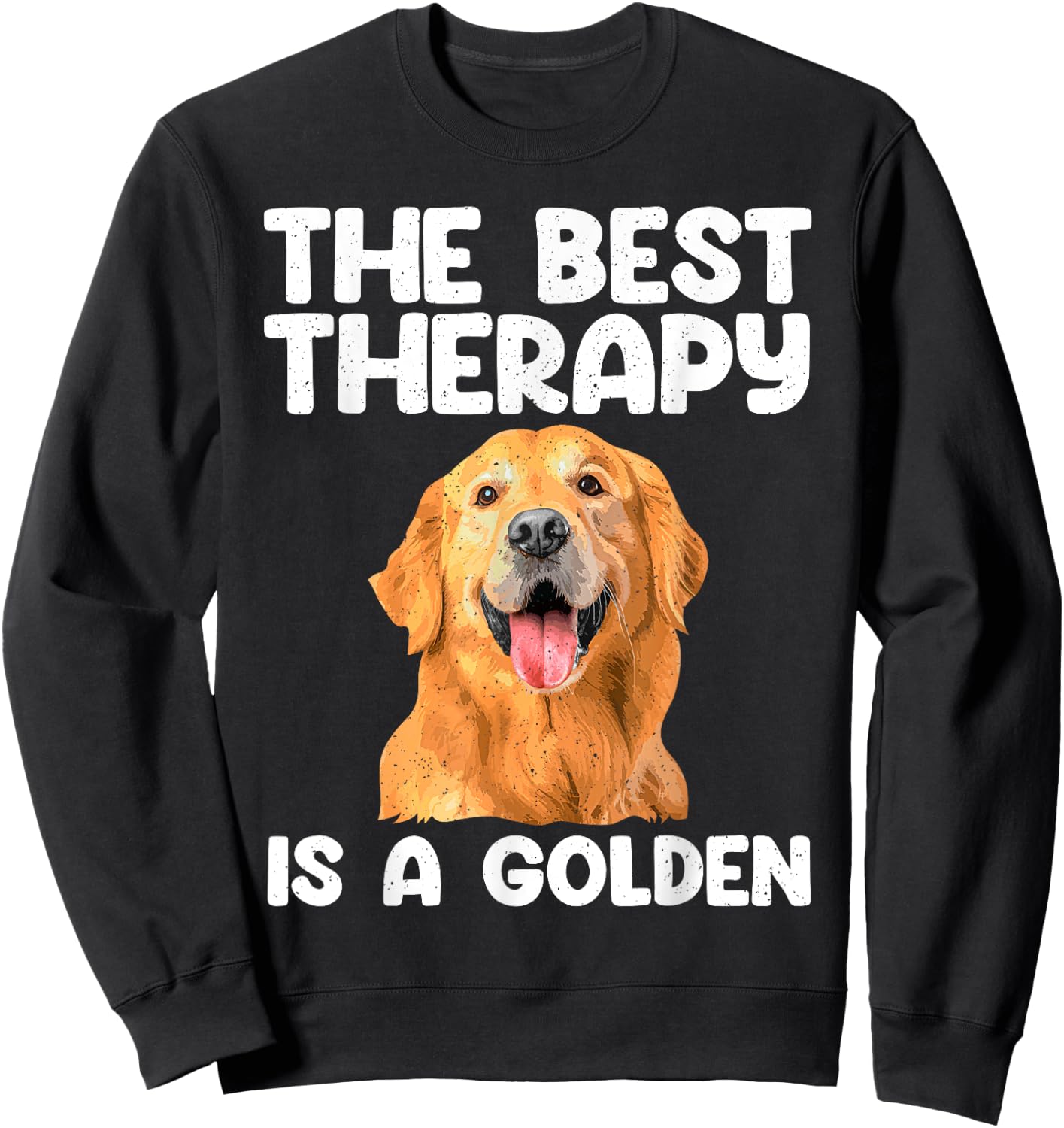 Golden Retriever Design Women Golden Retriever Lover Sweatshirt - Sweatshirt | Black