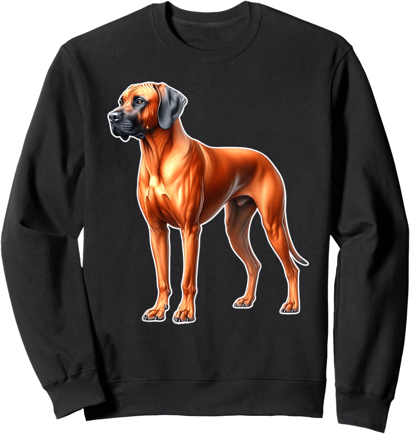 Rhodesian Ridgeback Dog Sweatshirt - Sweatshirt | Black
