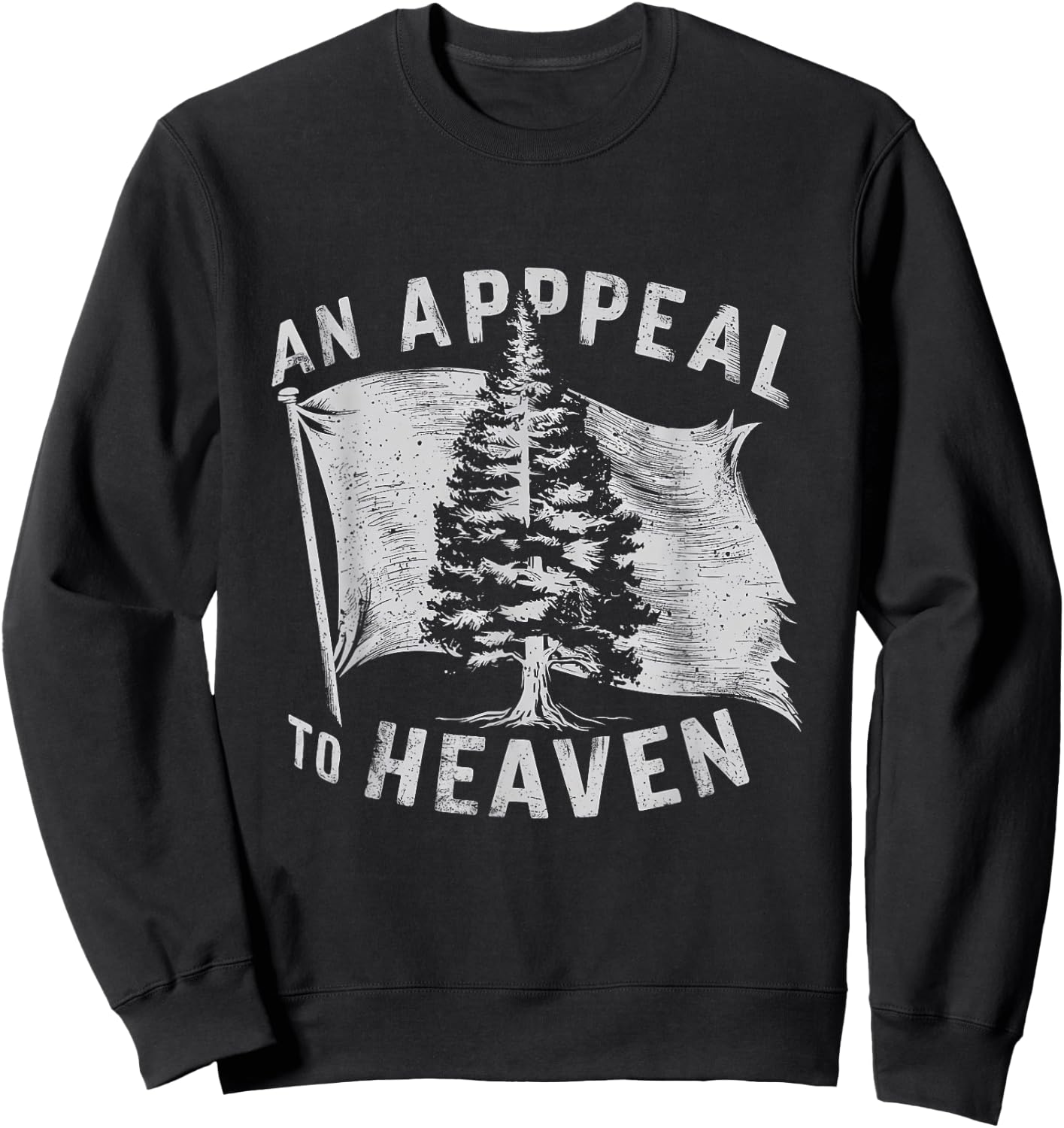 4th of July An Appeal To Heaven Flag Pine Tree Flag Women Men Sweatshirt - Sweatshirt | Black
